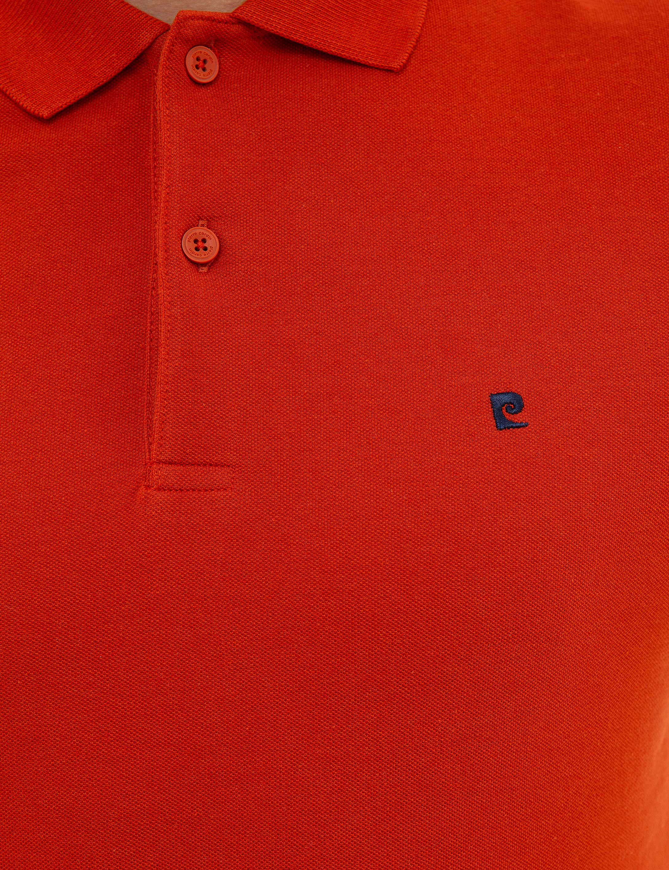 Kiremit Slim Fit Basic Polo Yaka T-Shirt - Image 5