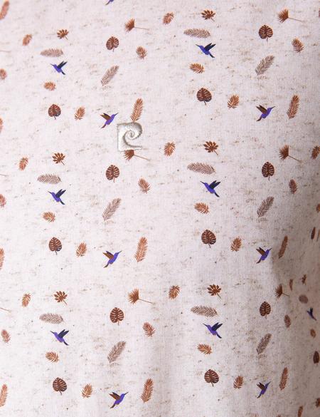 Bej Slim Fit Gömlek - 50203561008