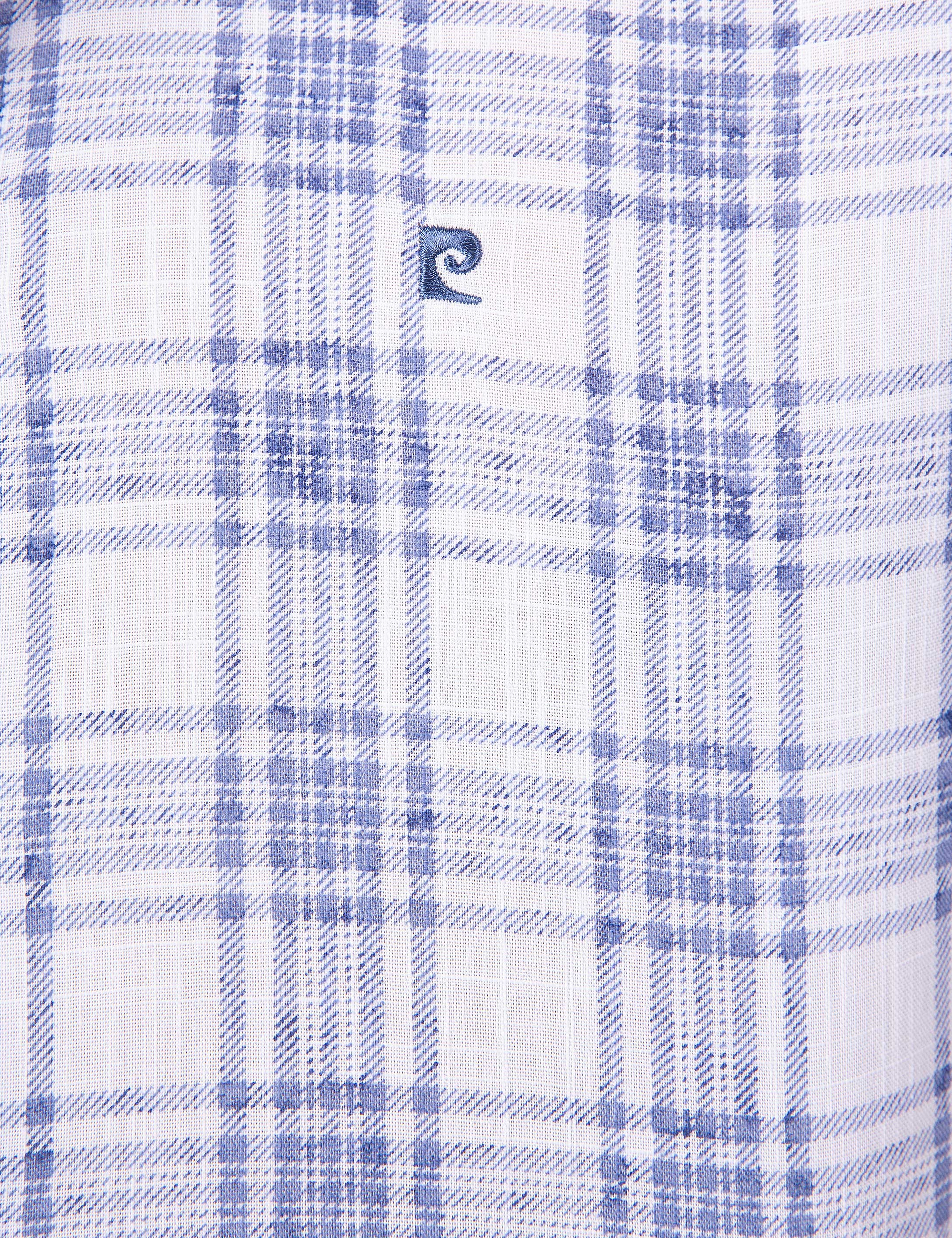 Mavi Slim Fit Uzun Kollu Gömlek - Image 5