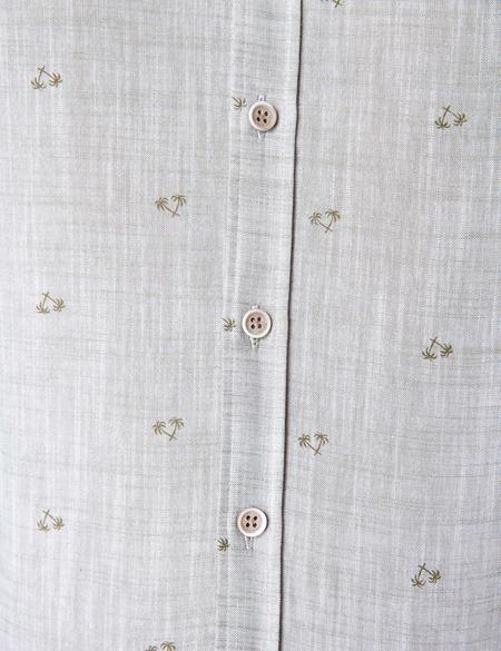 Haki Slim Fit Uzun Kollu Gömlek - 50203565010