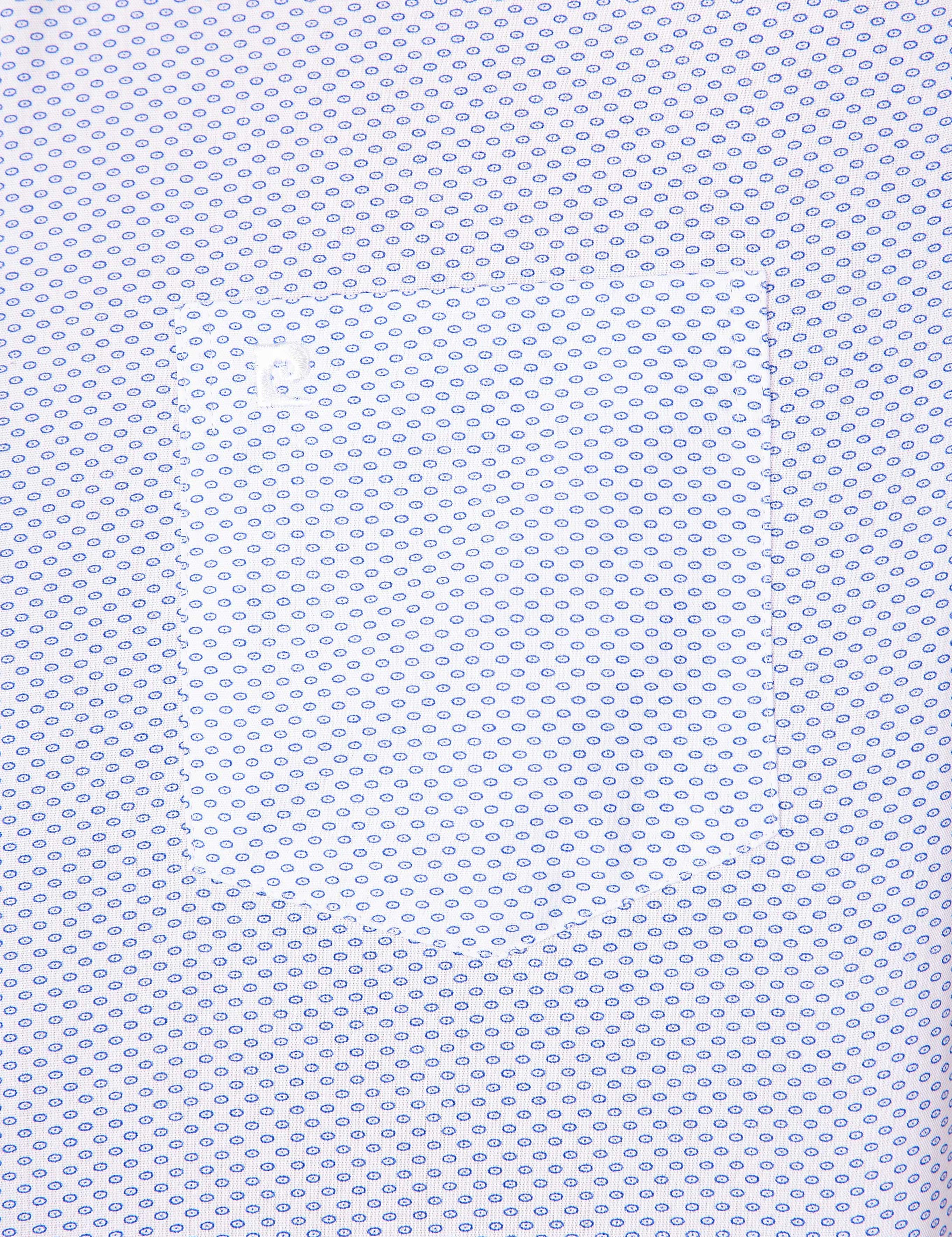 Beyaz Regular Fit Kısa Kollu Gömlek