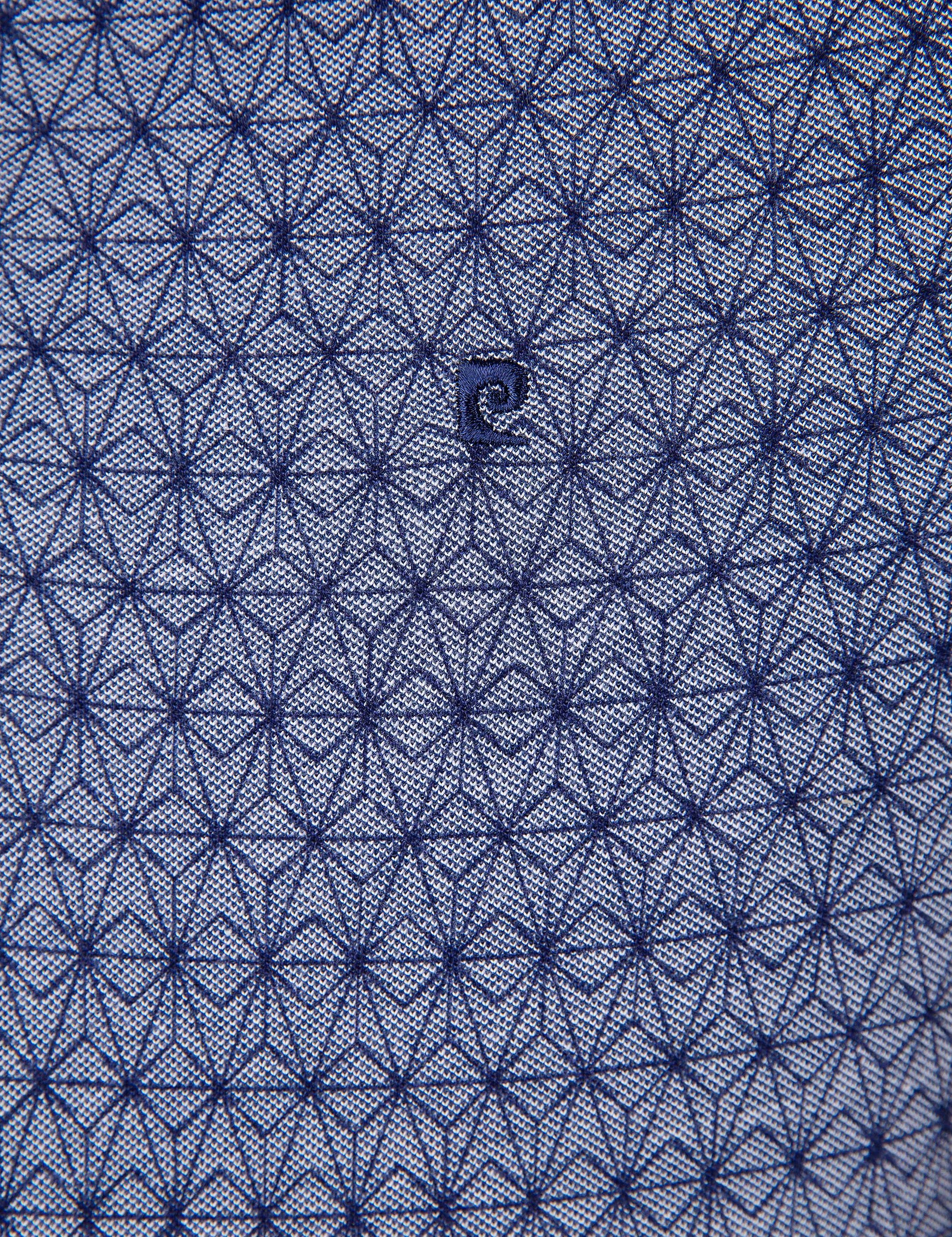 Lacivert Slim Fit Polo Yaka T-Shirt