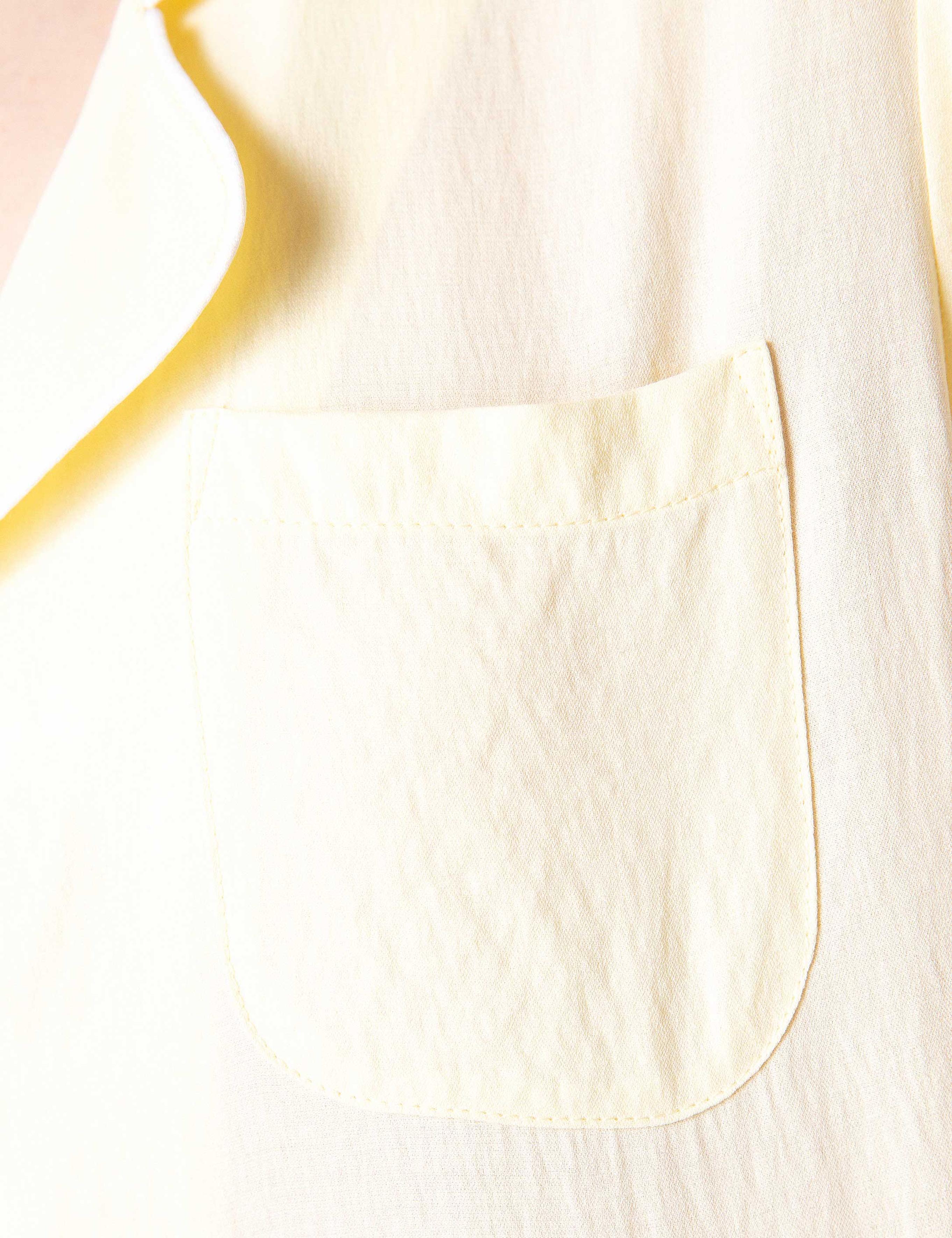 Açık Sarı Uzun Kollu Gömlek