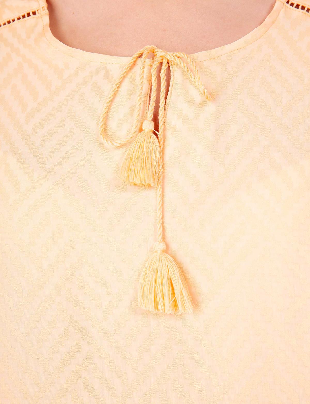 Turuncu Comfort Fit Bluz - 50204428008