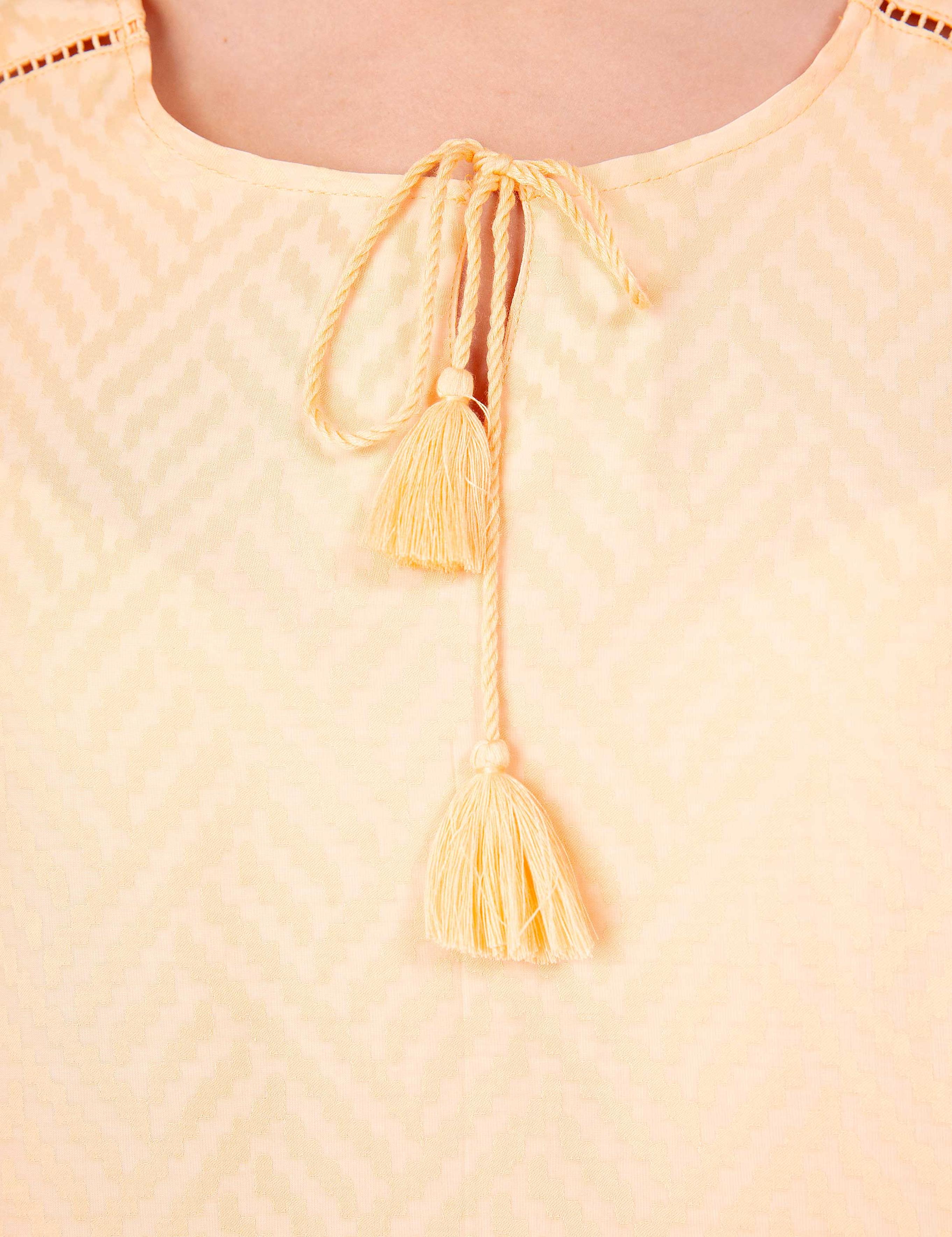 Turuncu Comfort Fit Bluz