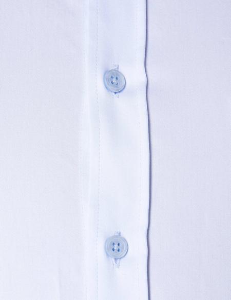 Açık Mavi Regular Fit Uzun Kollu Basic Gömlek - 50204592007