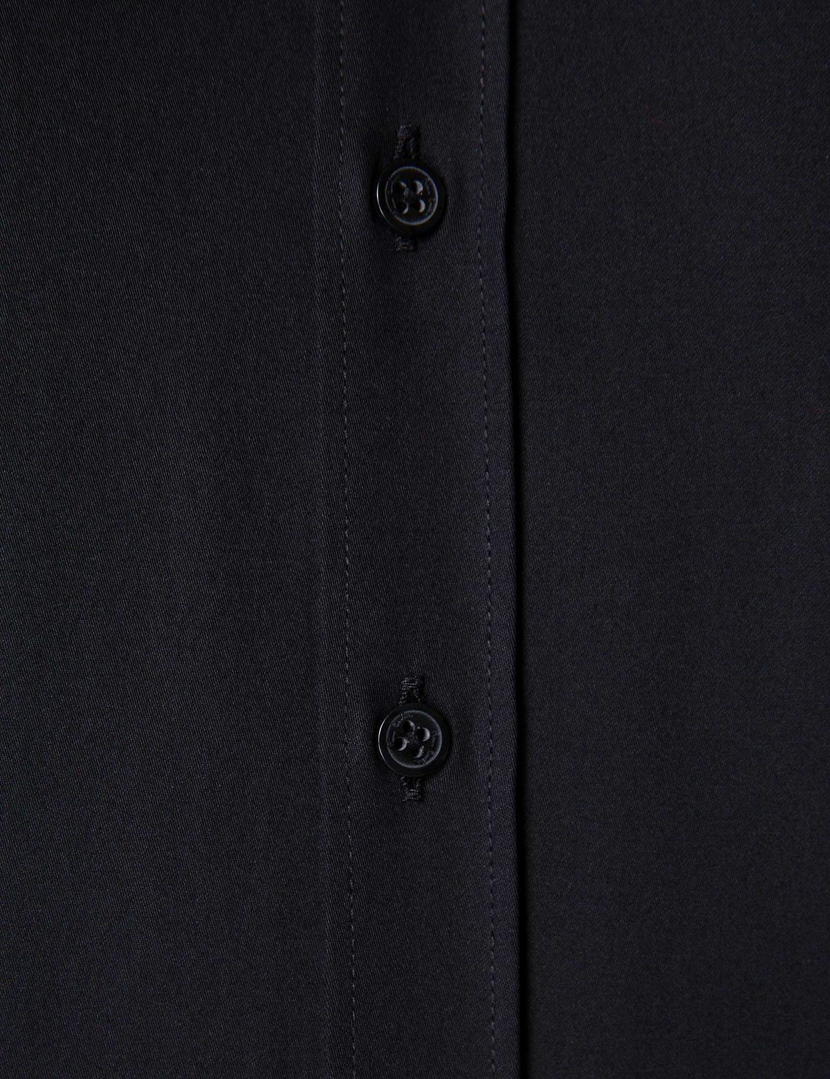 Siyah Regular Fit Uzun Kollu Klasik Gömlek - 50204592016