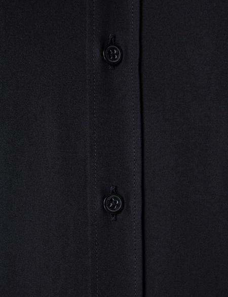 Siyah Regular Fit Uzun Kollu Klasik Gömlek - 50204592016