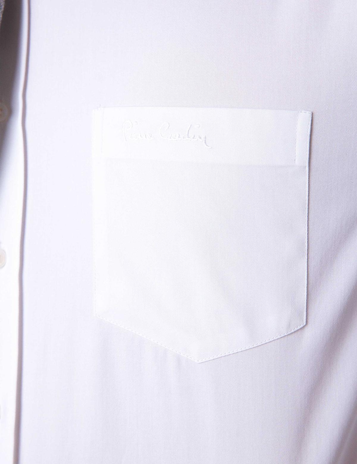 Beyaz Regular Fit Uzun Kollu Basic Gömlek - 50204592025