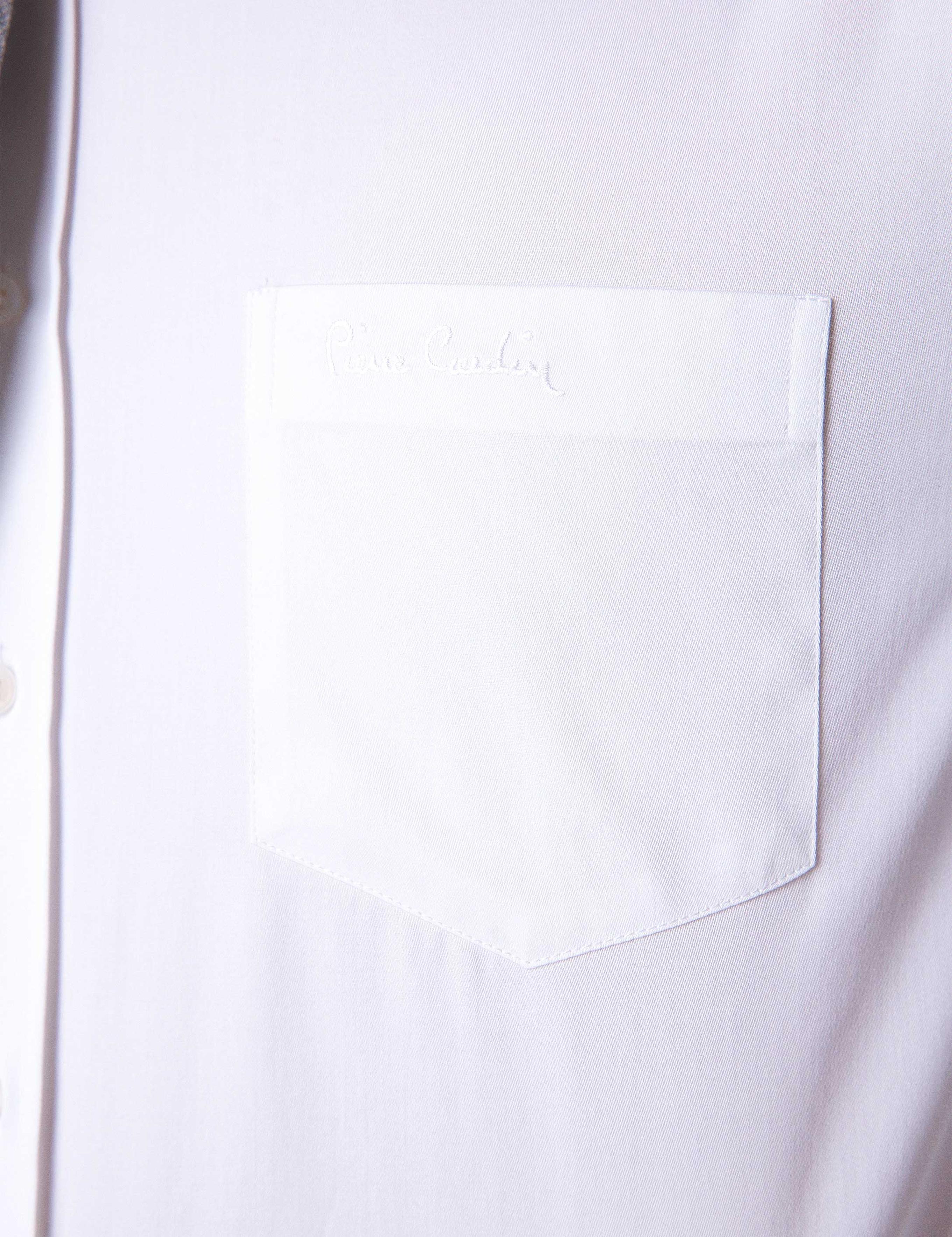 Beyaz Regular Fit Uzun Kollu Basic Gömlek