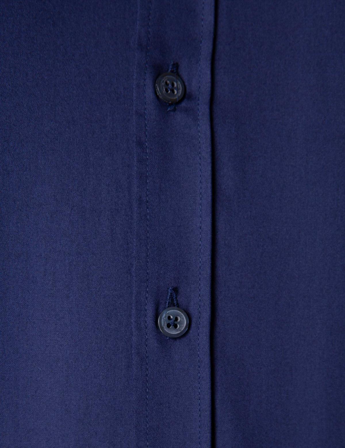 Lacivert Regular Fit Uzun Kollu Basic Gömlek - 50204592043