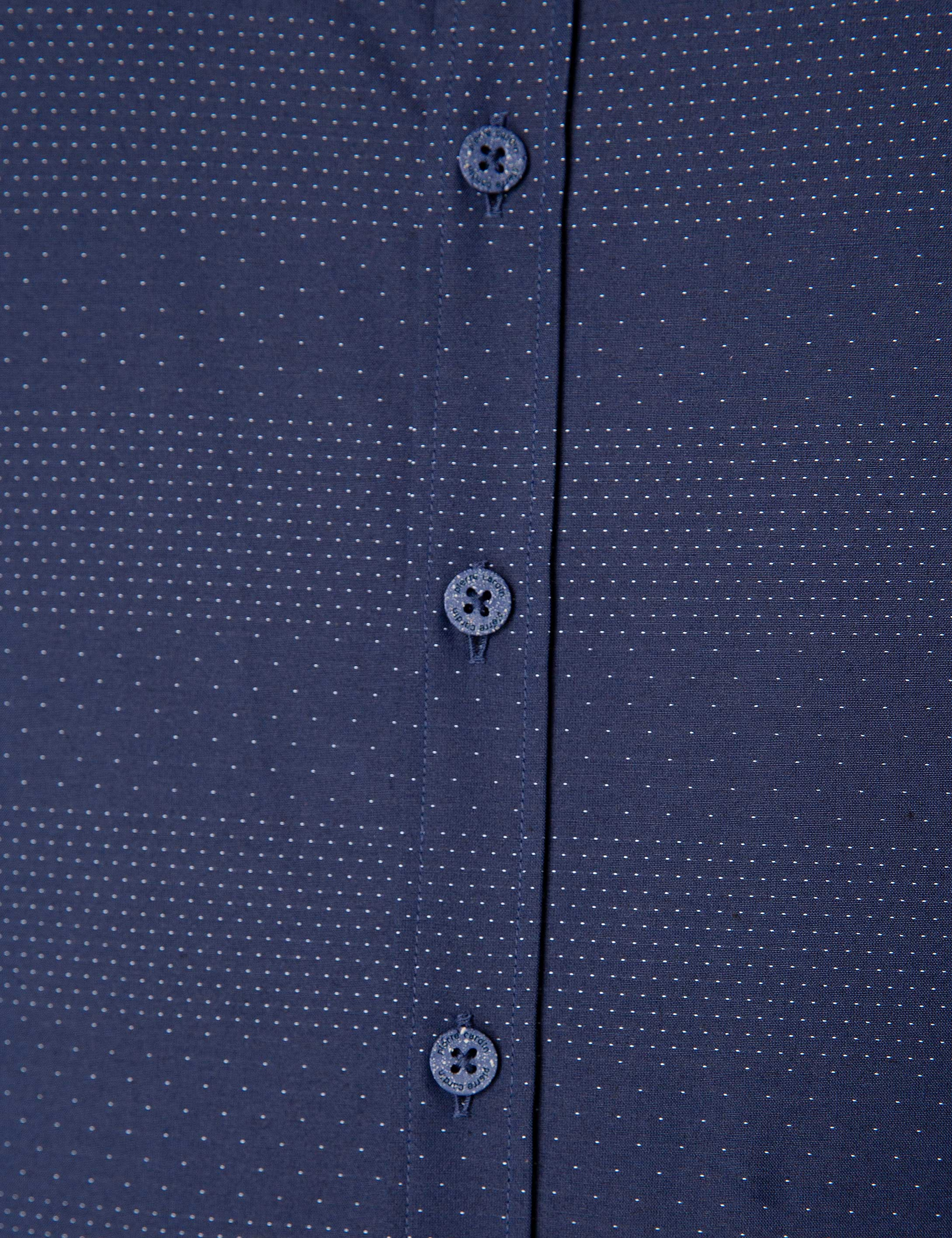 Lacivert Slim Fit Gömlek - Image 5