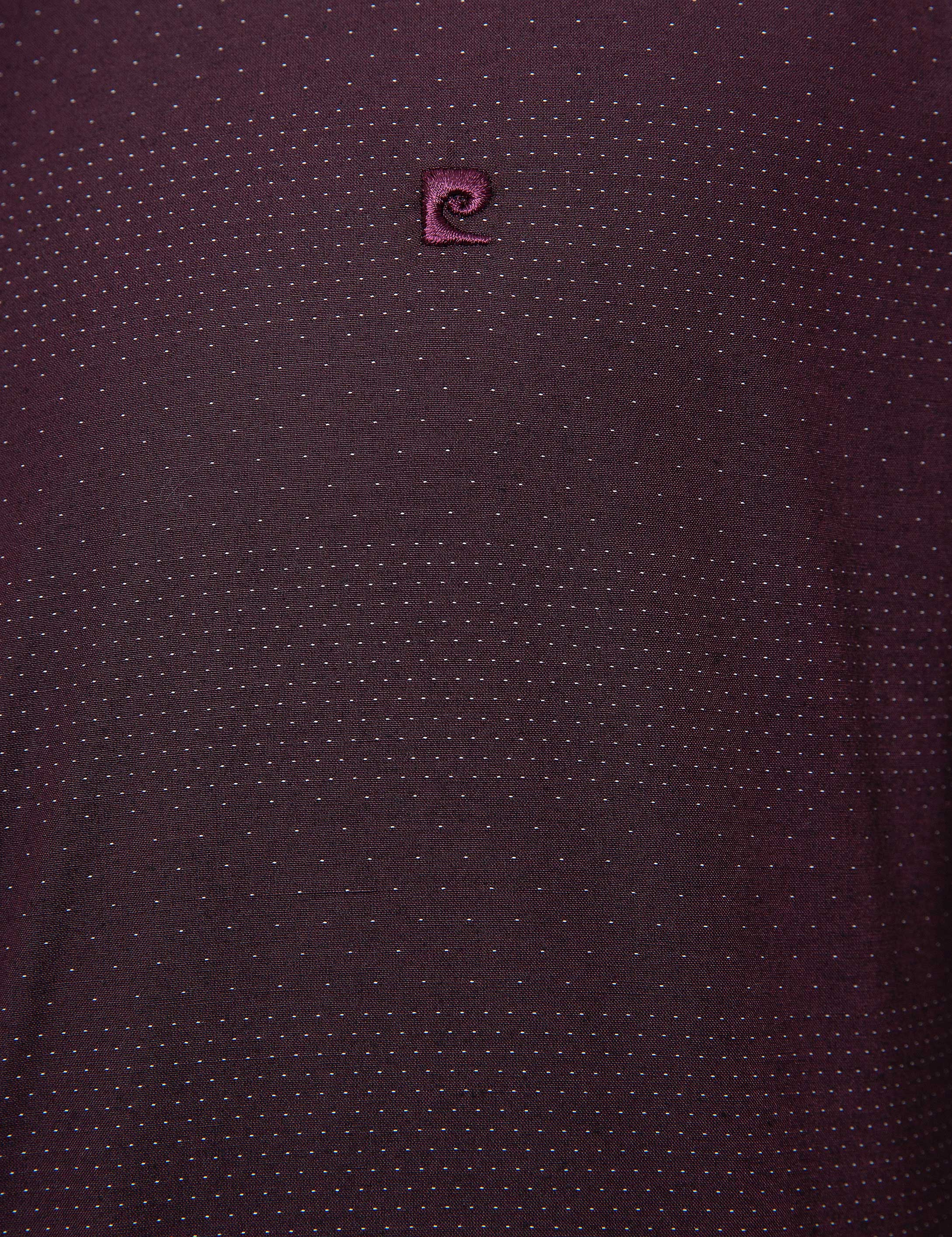 Bordo Slim Fit Gömlek - Image 5