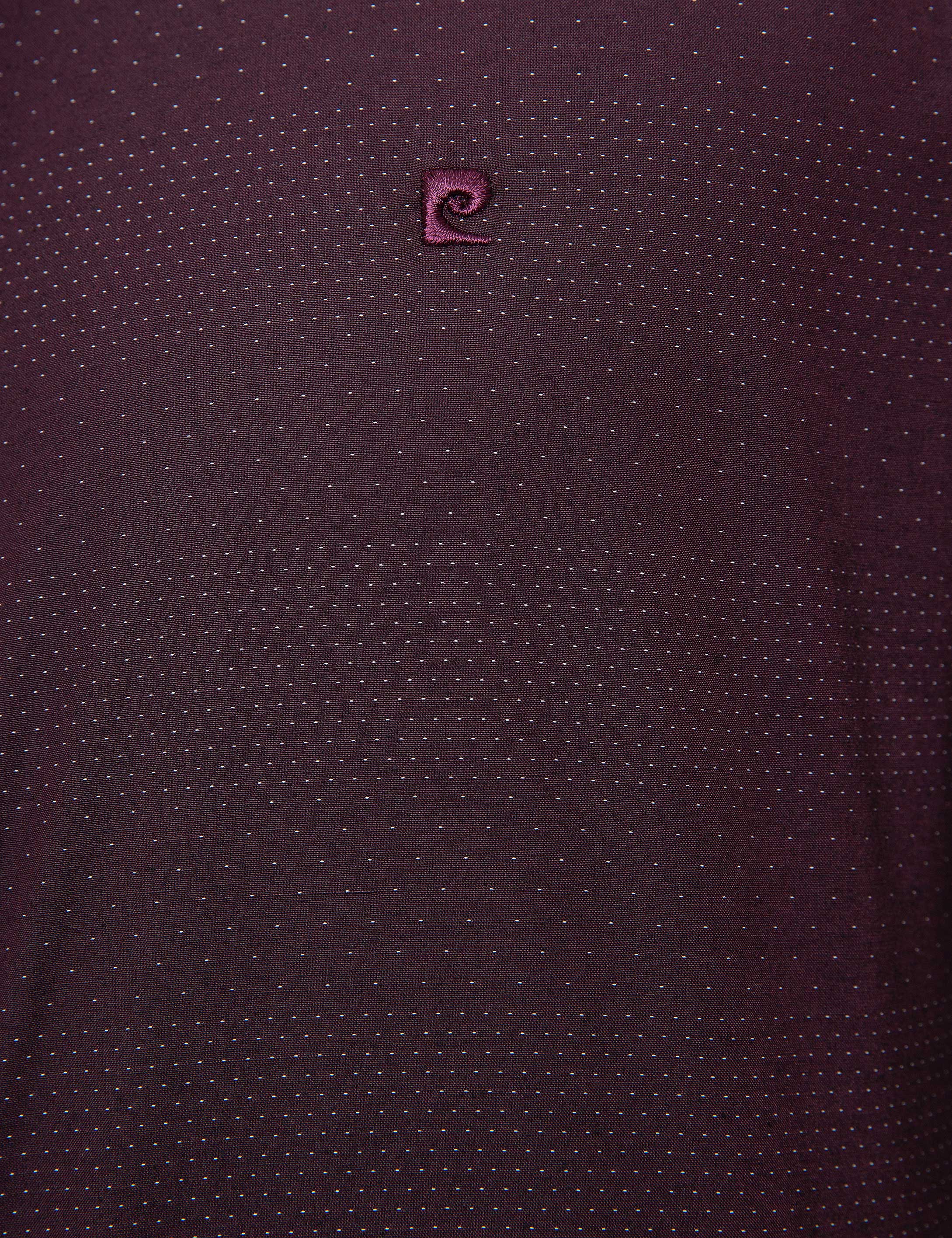 Bordo Slim Fit Gömlek