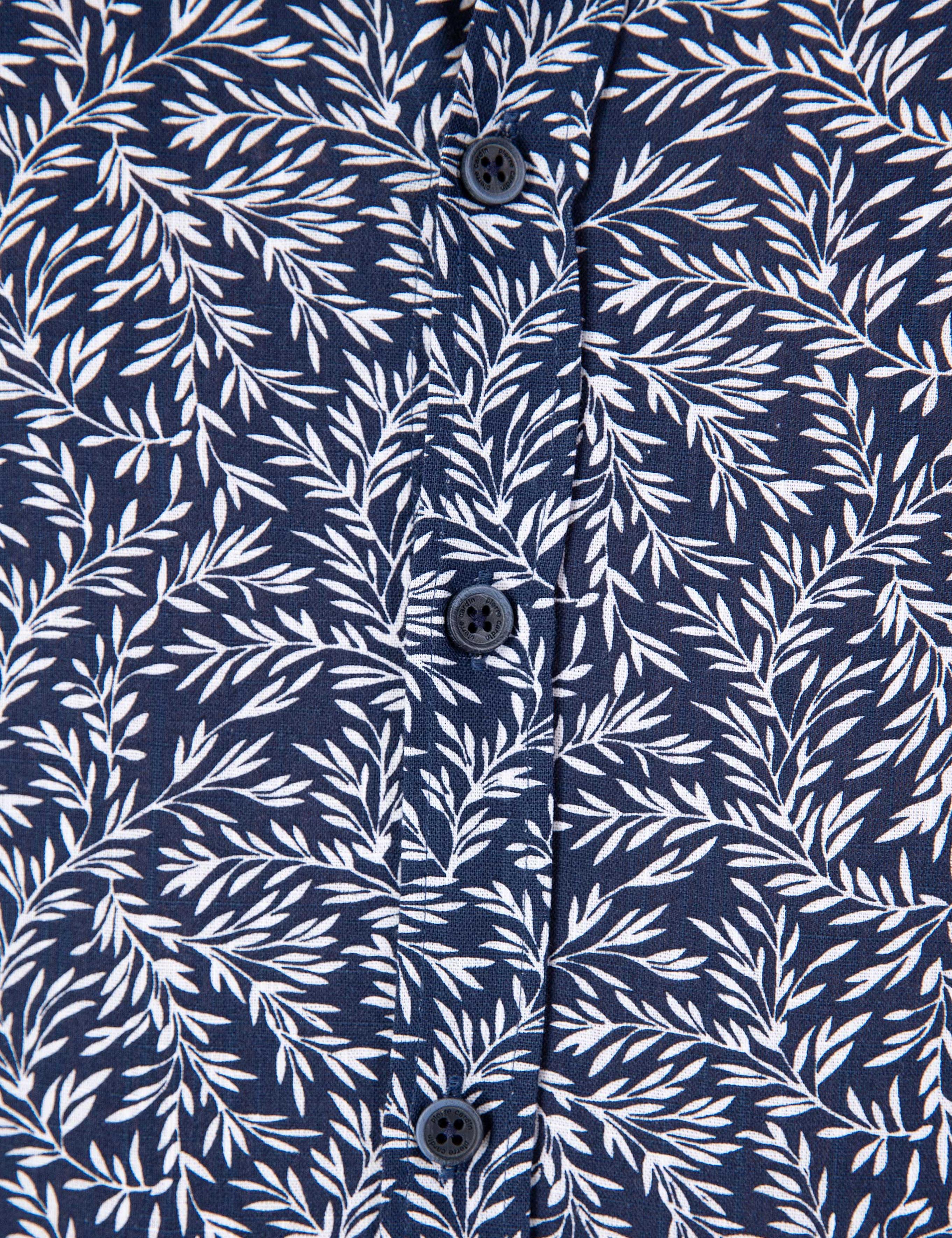 Koyu Mavi Slim Fit Gömlek