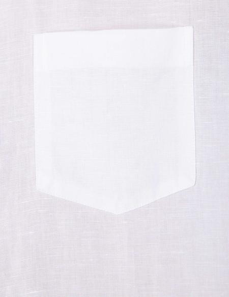 Beyaz Slim Fit Kısa Kollu Gömlek - 50204624069