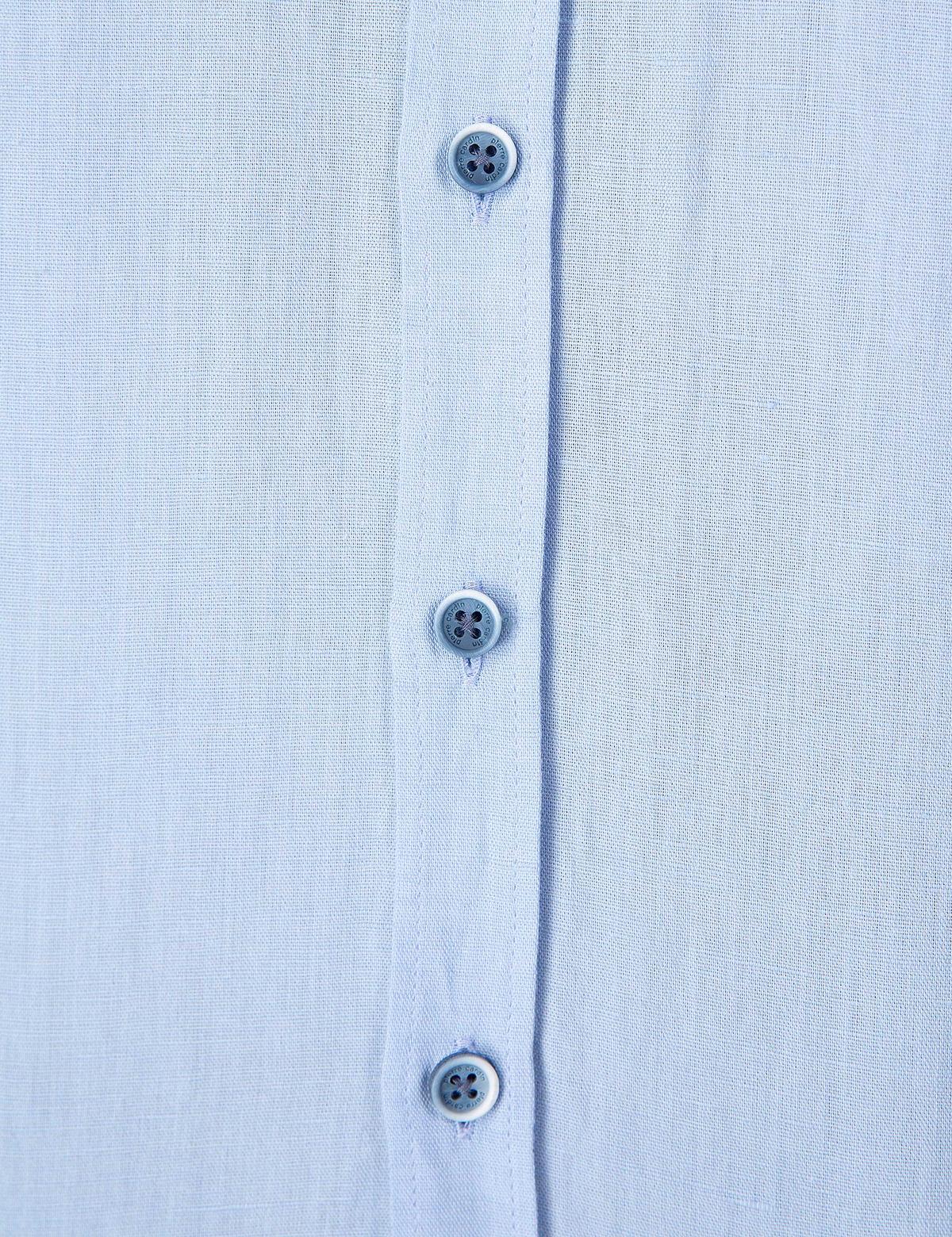 Açık Mavi Slim Fit Kısa Kollu Gömlek - 50204624103