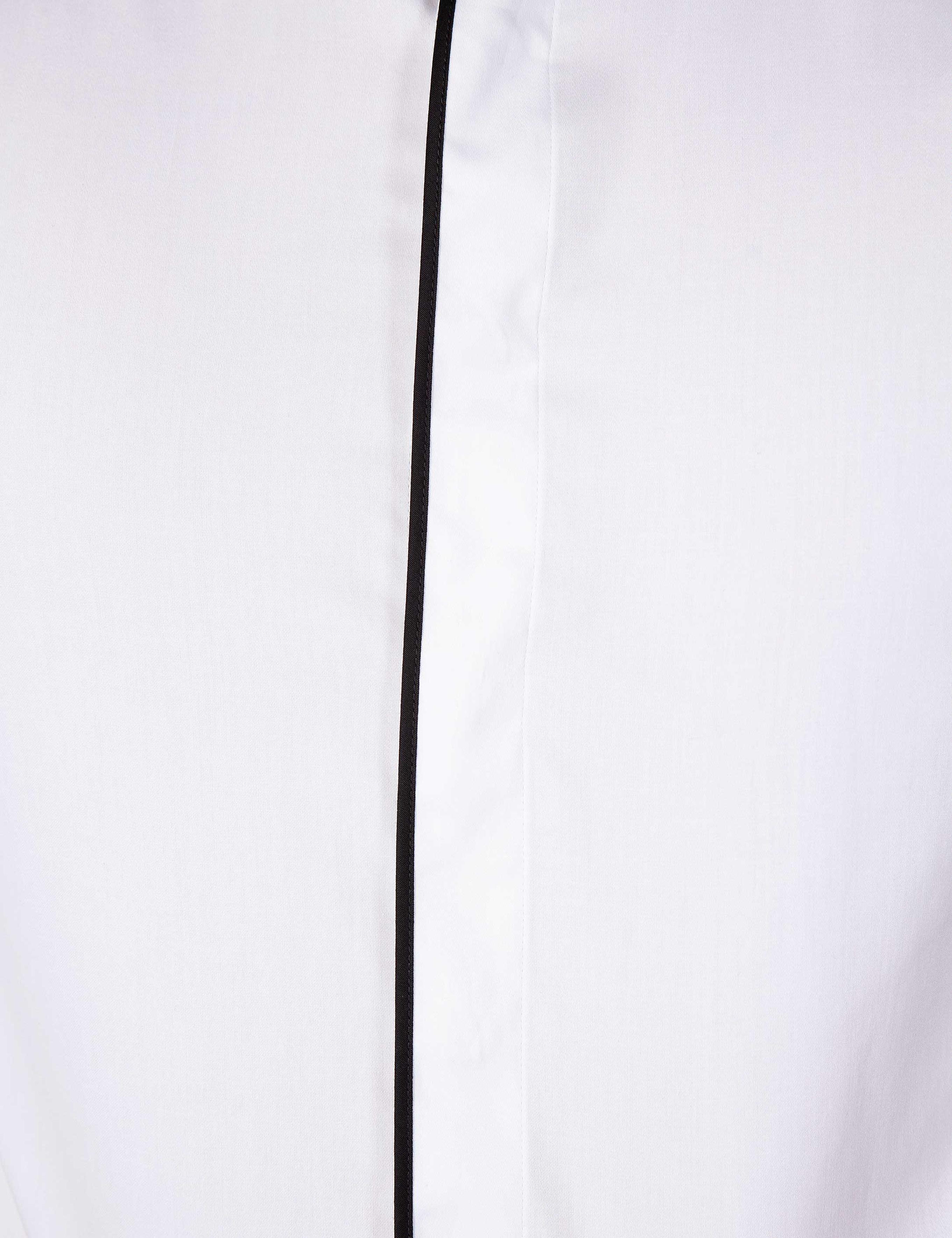 Beyaz Slim Fit Smokin Gömlek