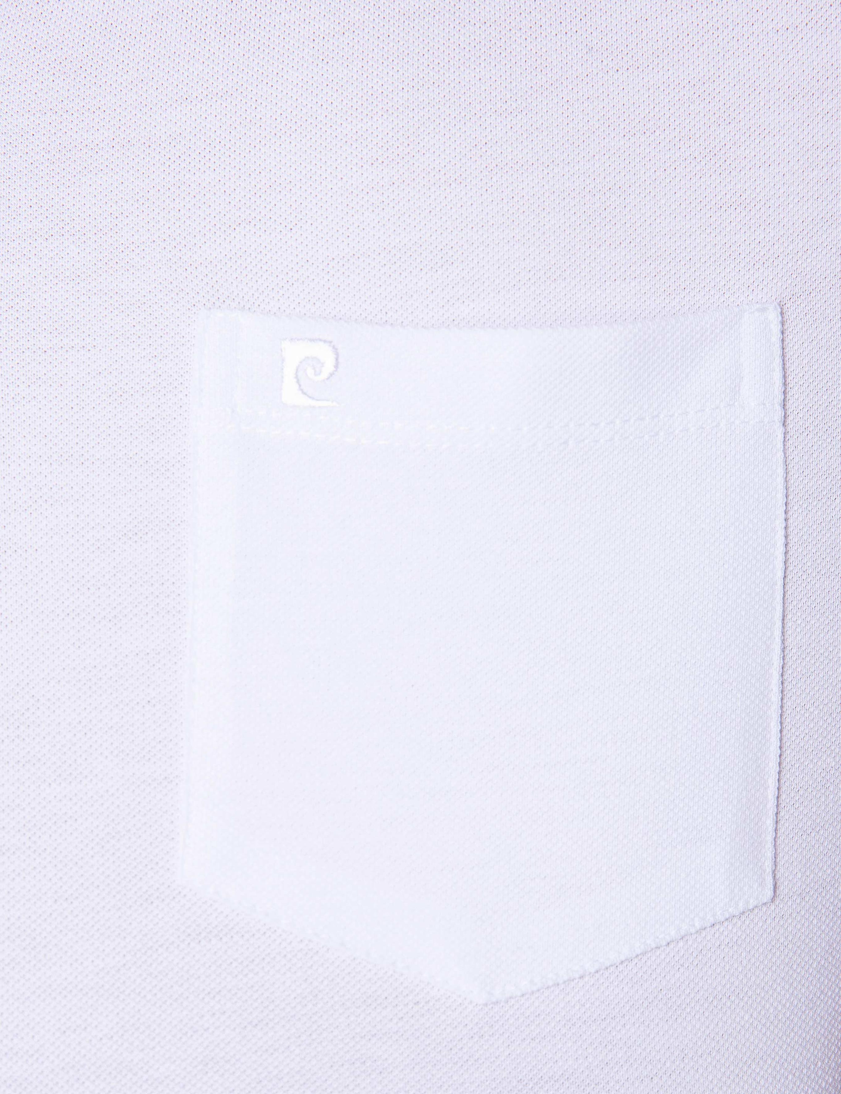 Beyaz Regular Fit Polo Yaka Basic Tişört