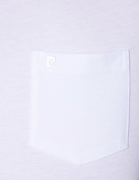 Beyaz Regular Fit Polo Yaka Basic Tişört - 50204835002