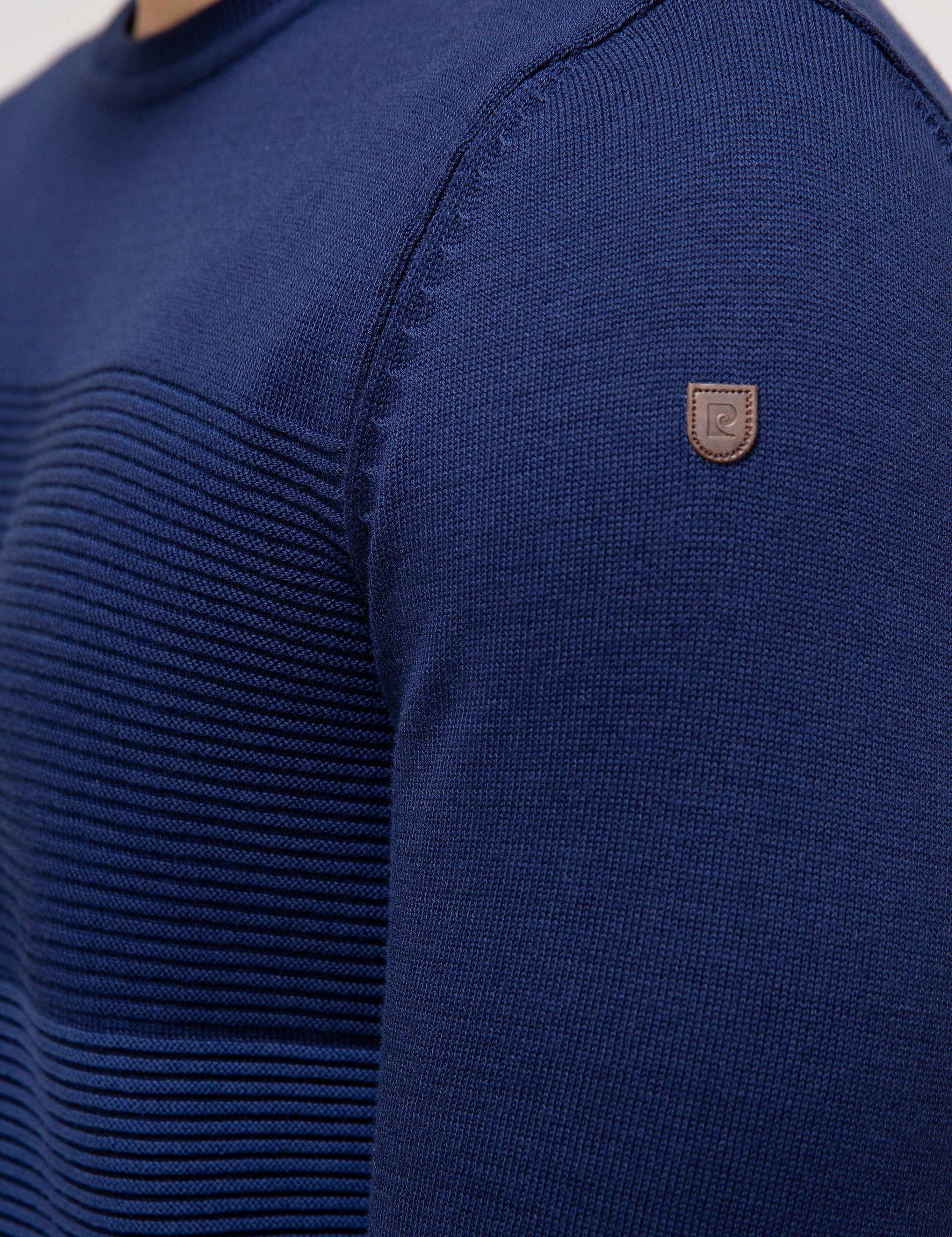 Lacivert Slim Fit Kazak