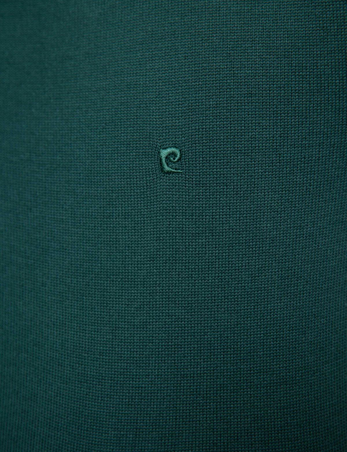 Yeşil Slim Fit Basic Triko Kazak - 50205304035