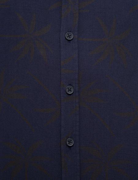 Lacivert Slim Fit Kısa Kollu Gömlek - 50205408013