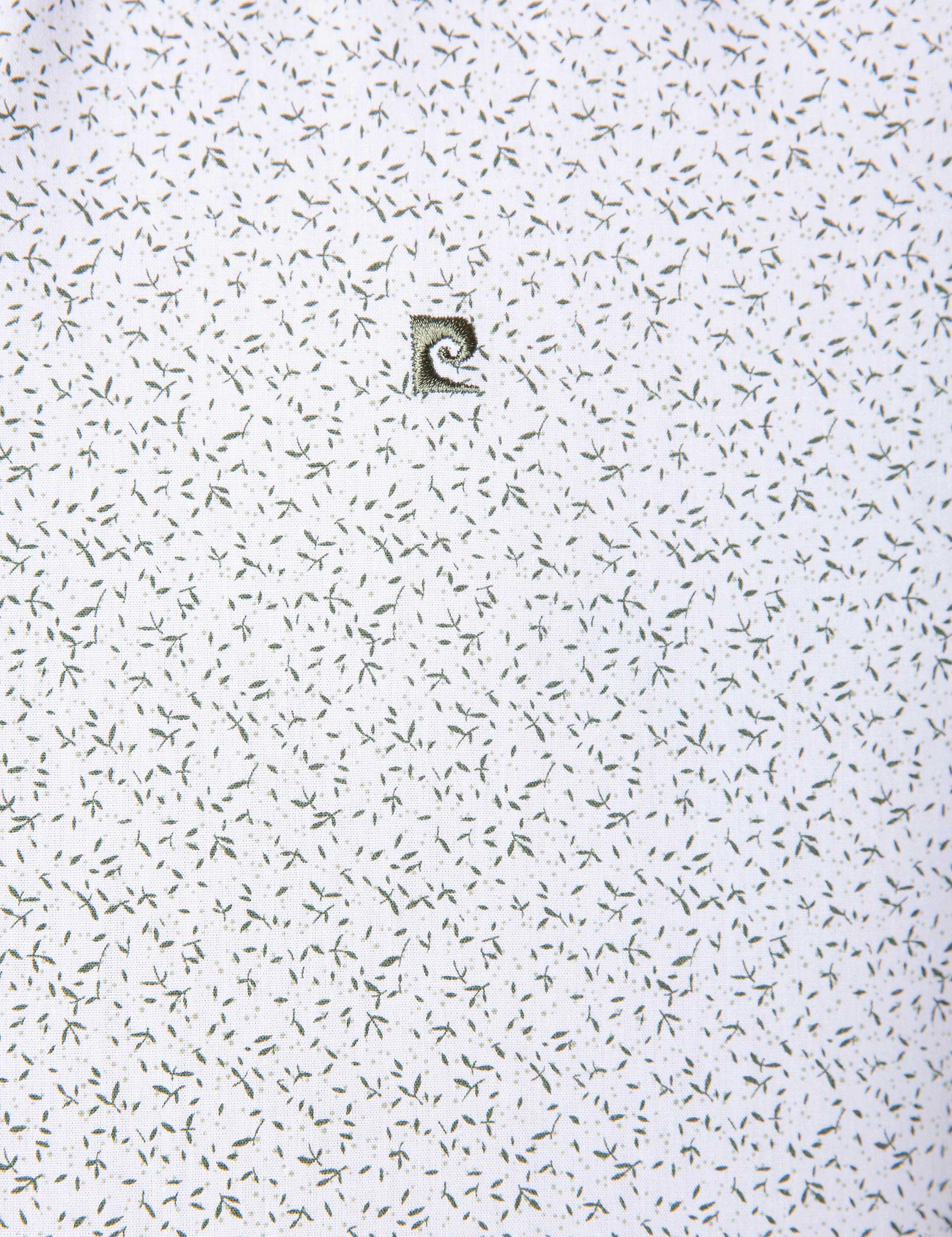 Yeşil Slim Fit Uzun Kollu Gömlek