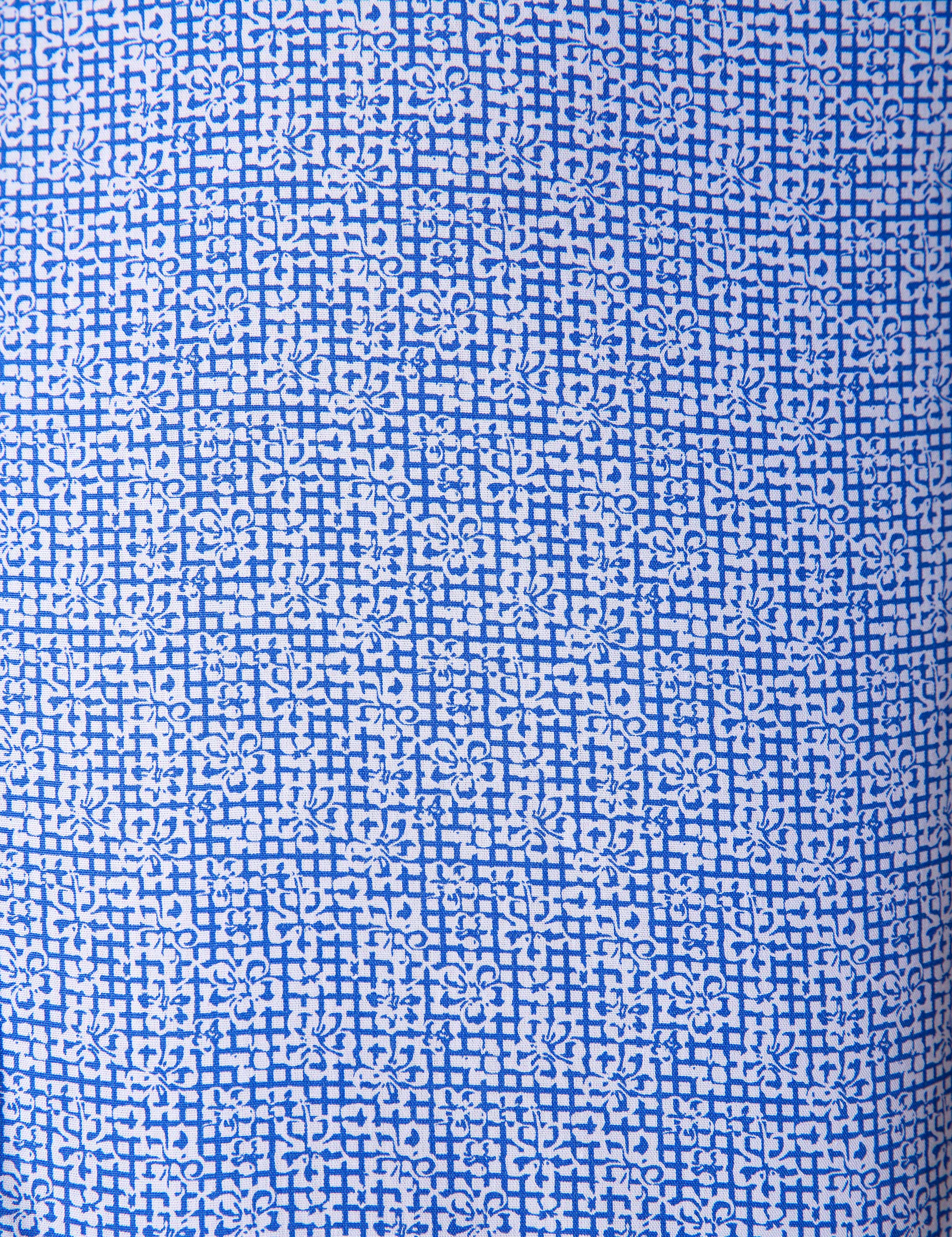 Mavi Slim Fit Uzun Kollu Gömlek - Image 5
