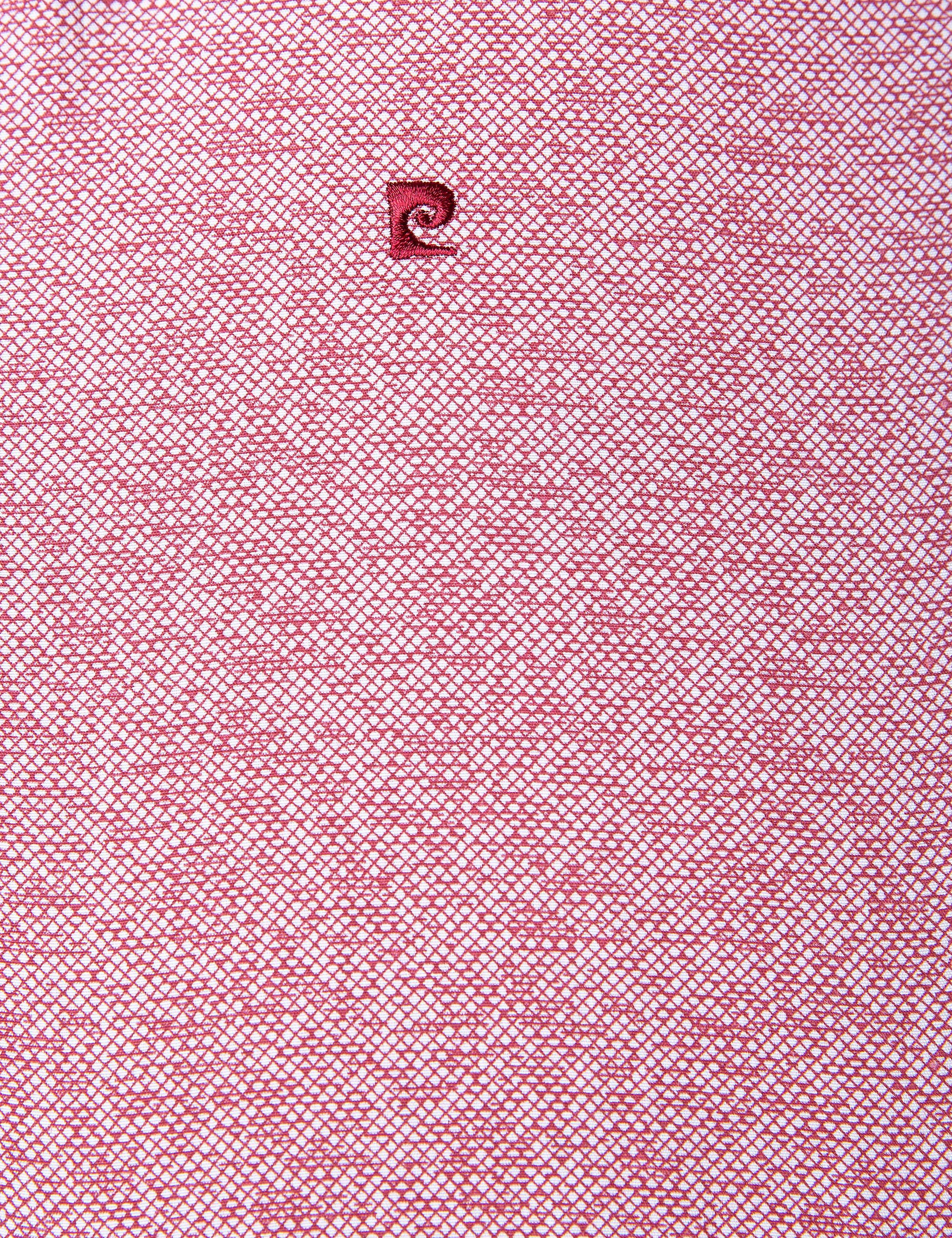 Bordo Slim Fit Uzun Kollu Gömlek