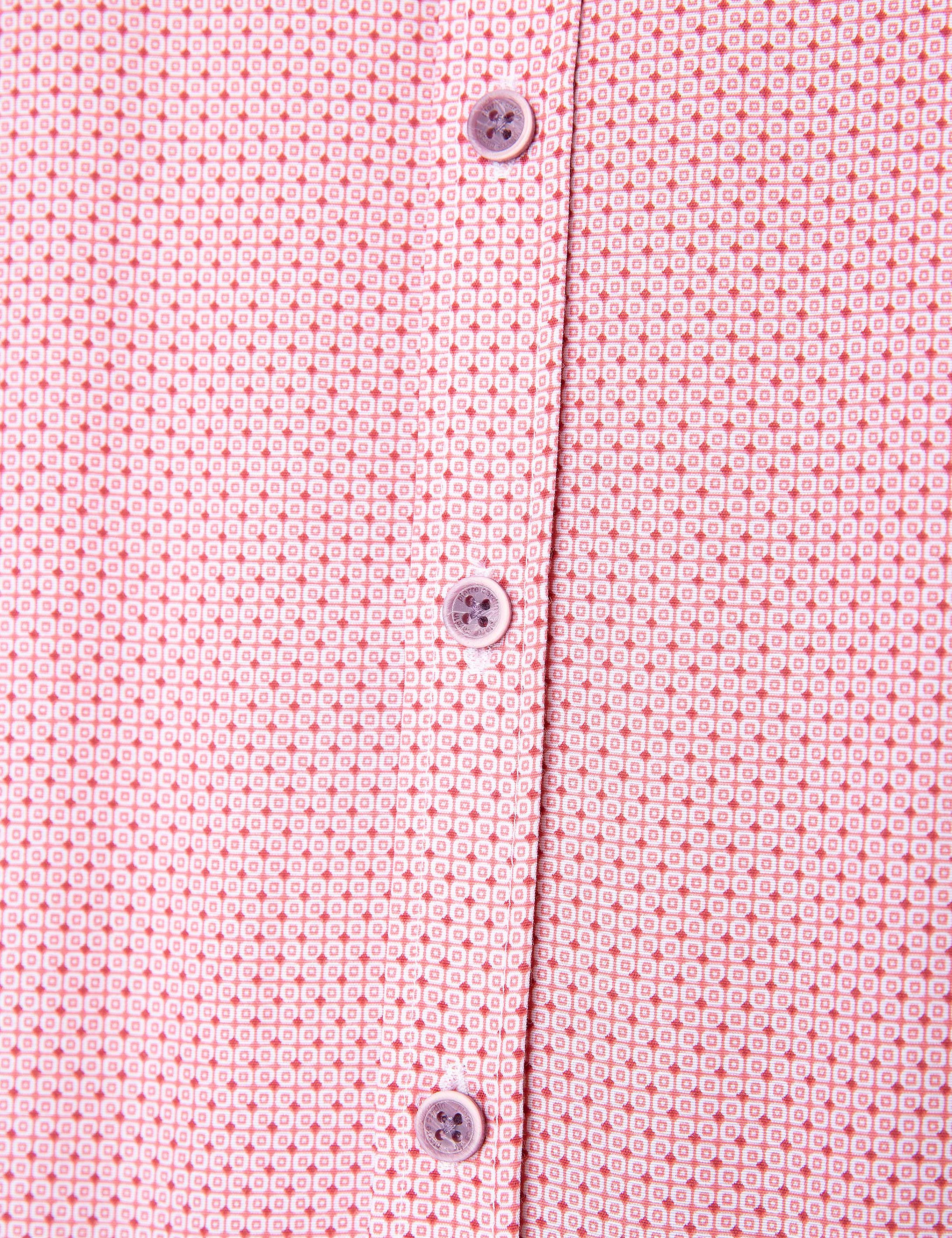 Bordo Regular Fit Kısa Kollu Gömlek