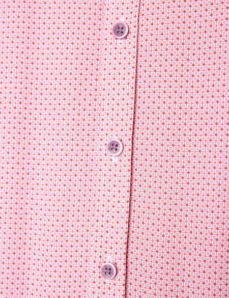 Bordo Regular Fit Kısa Kollu Gömlek - 50205900014