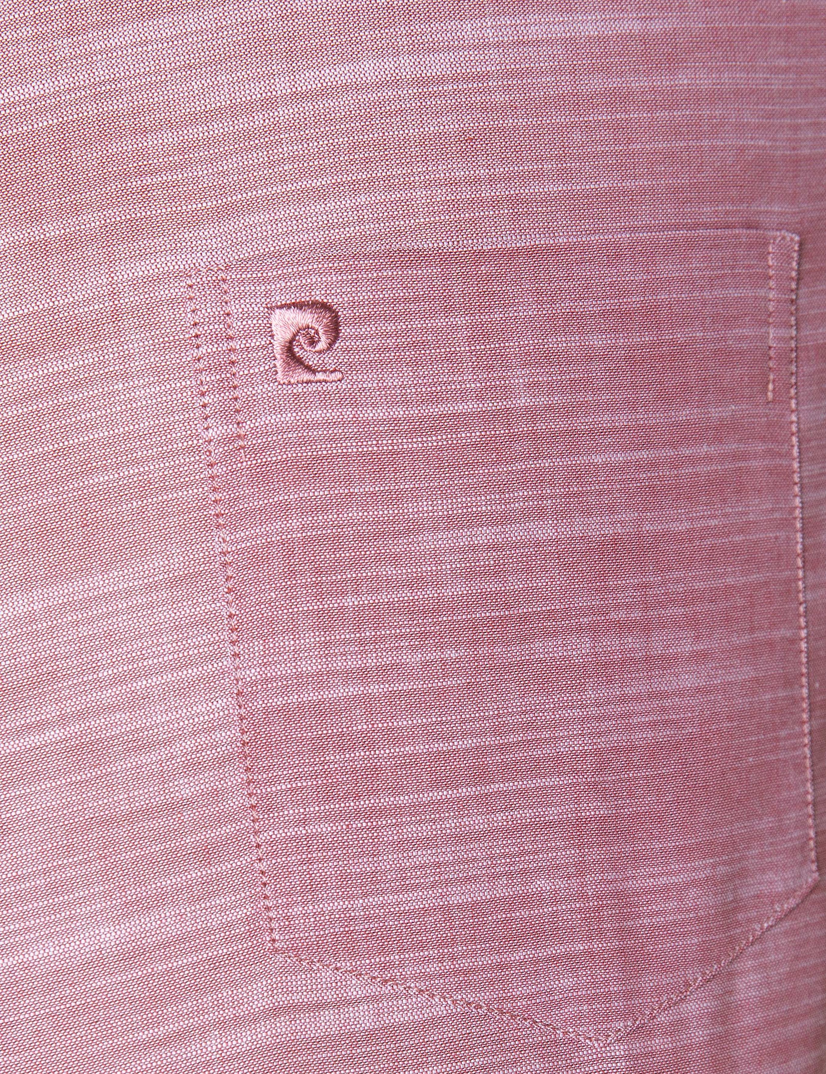 Pembe Regular Fit Kısa Kollu Gömlek