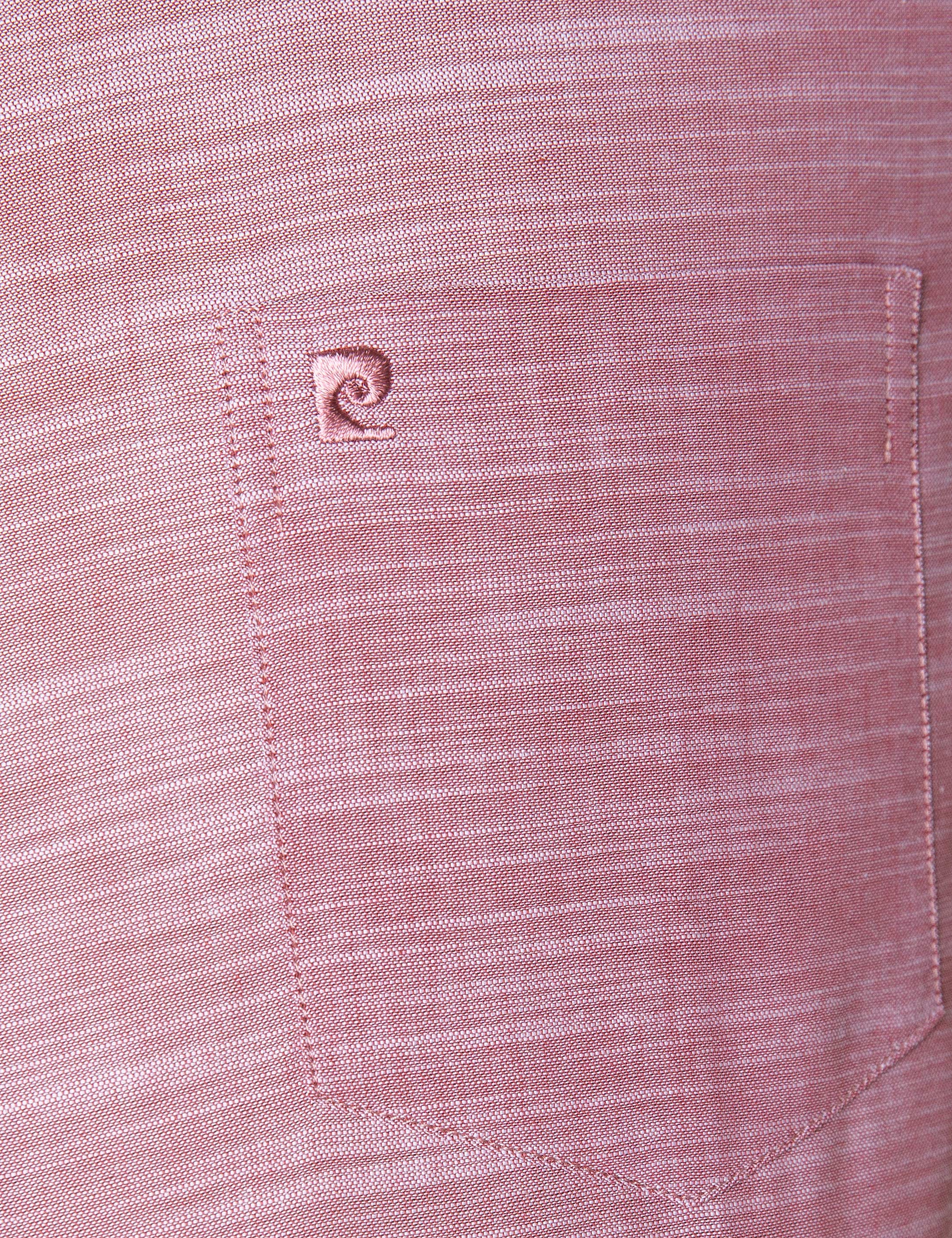 Pembe Regular Fit Kısa Kollu Gömlek