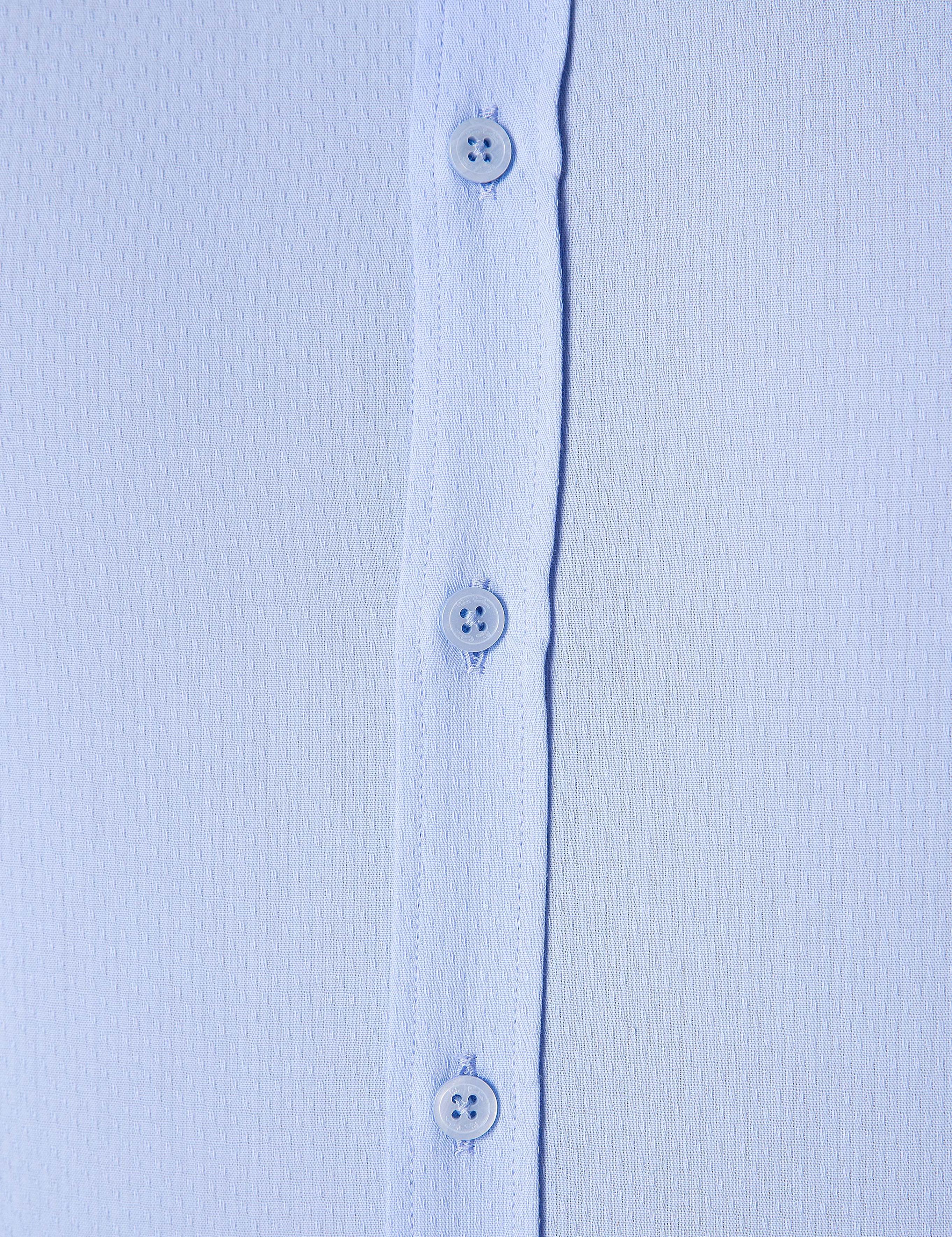 Açık Mavi Slim Fit Uzun Kollu Gömlek