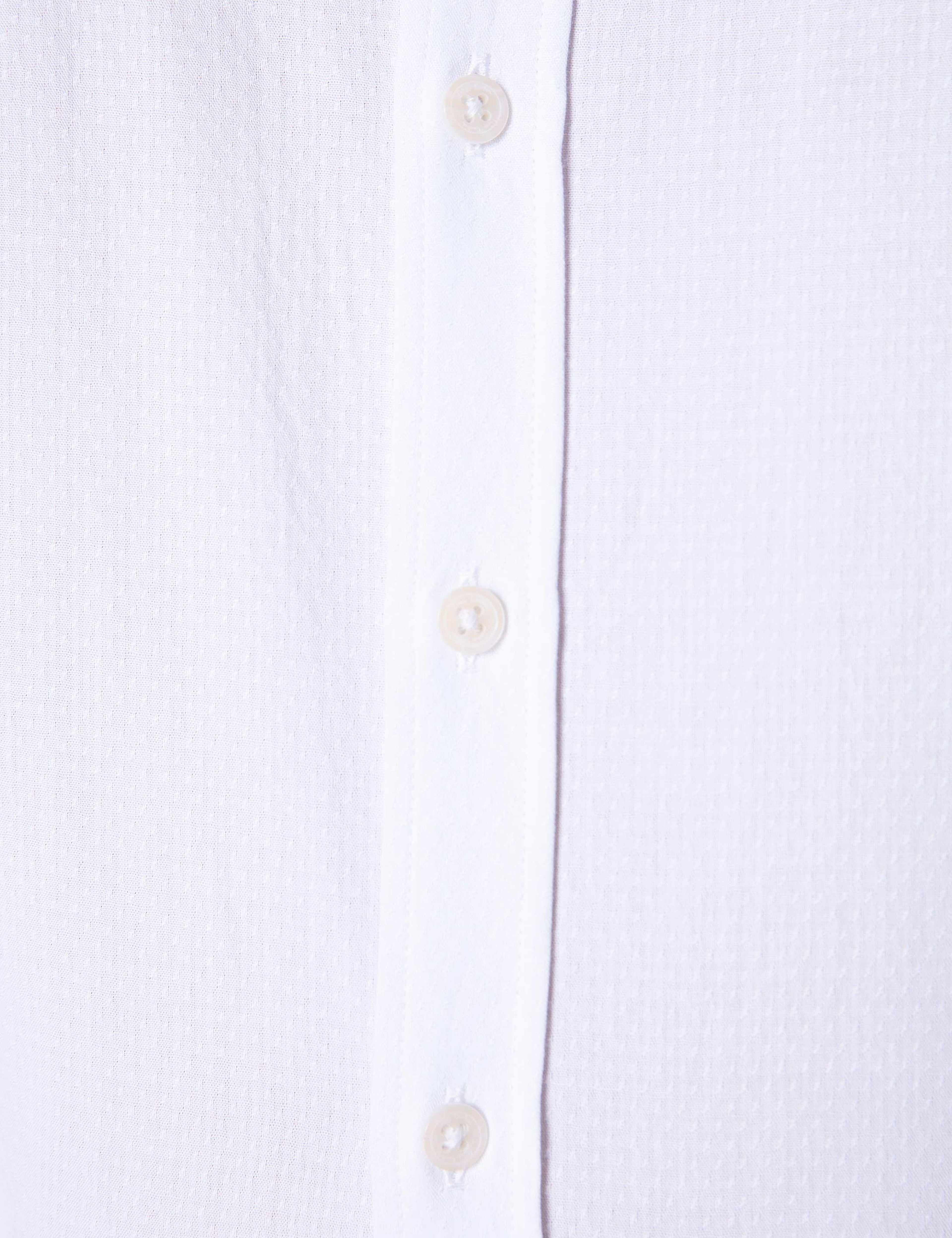 Beyaz Slim Fit Uzun Kollu Gömlek - Image 5