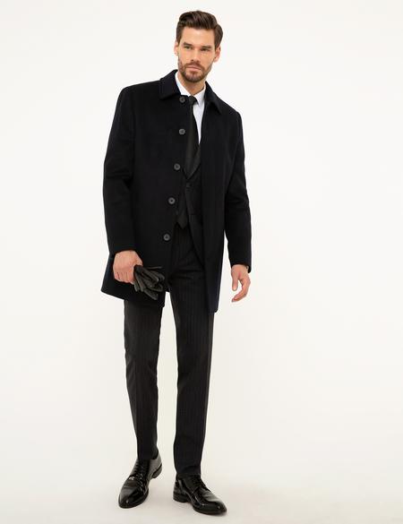 Lacivert Slim Fit Kaban - 50207658018