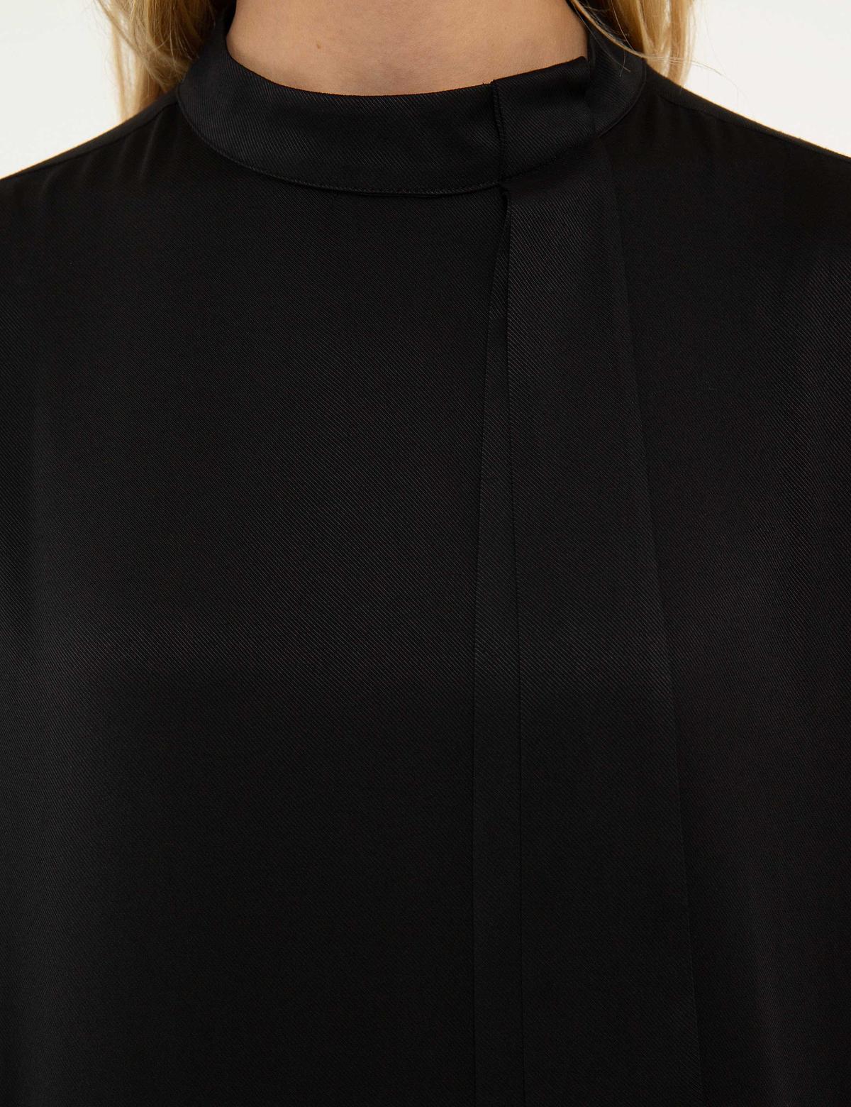 Siyah Regular Fit Bluz - 50207805003