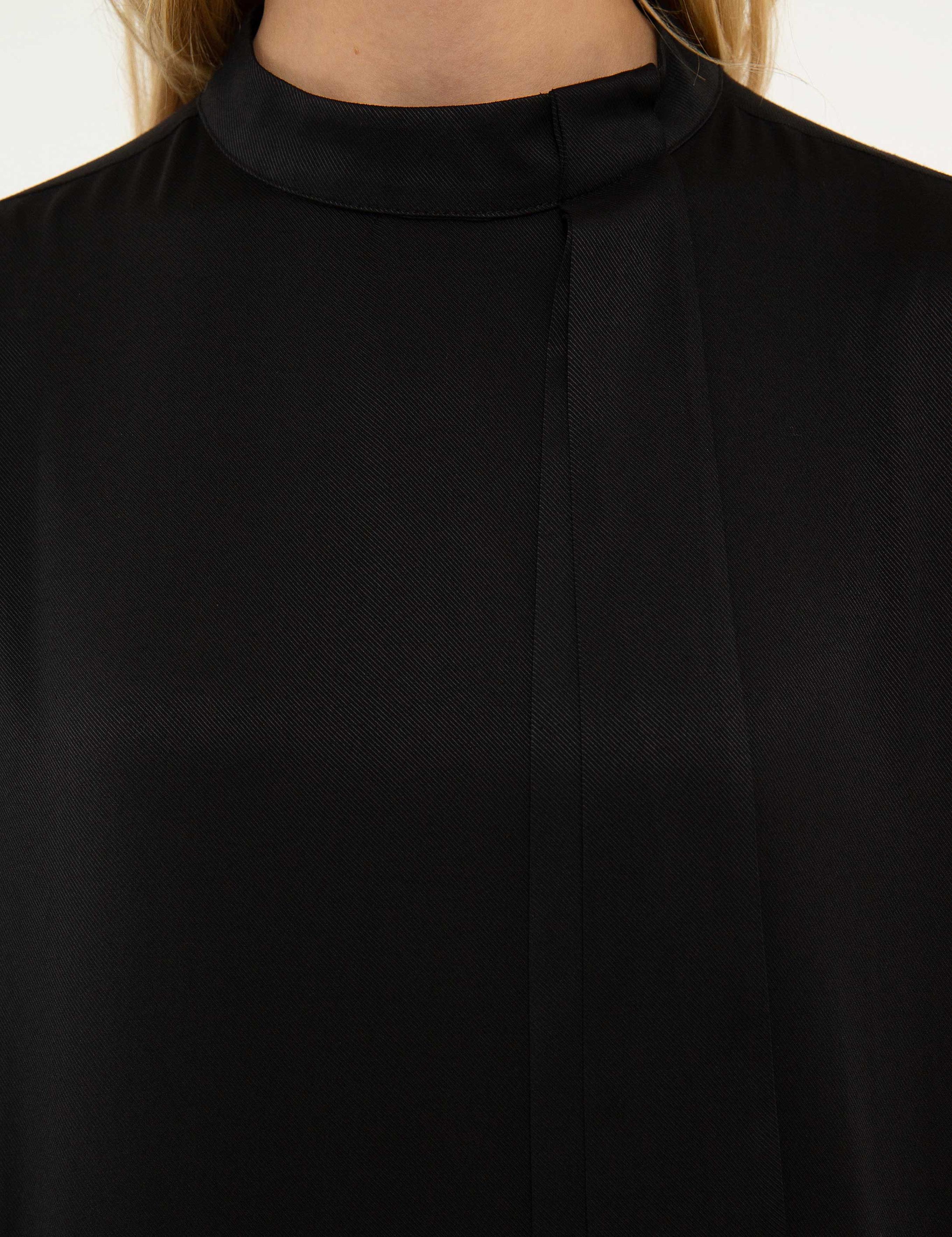 Siyah Regular Fit Bluz