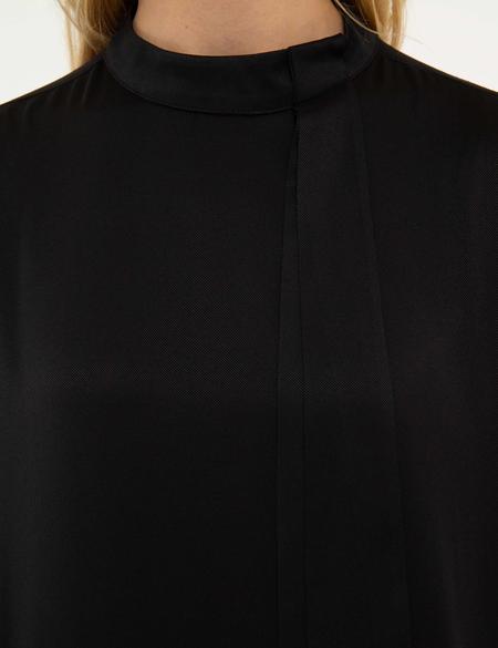 Siyah Regular Fit Bluz - 50207805003