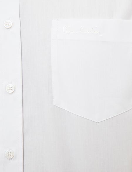 Beyaz Regular Fit Uzun Kollu Klasik Gömlek - 50207625019