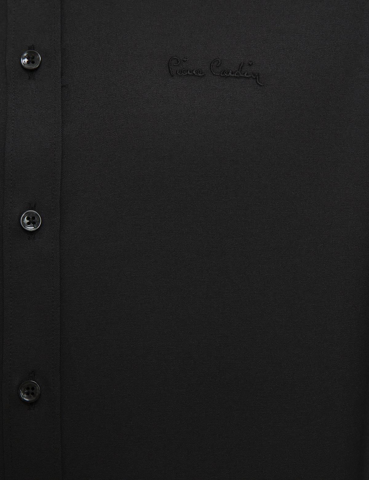 Siyah Slim Fit Uzun Kollu Basic Gömlek - 50207628019