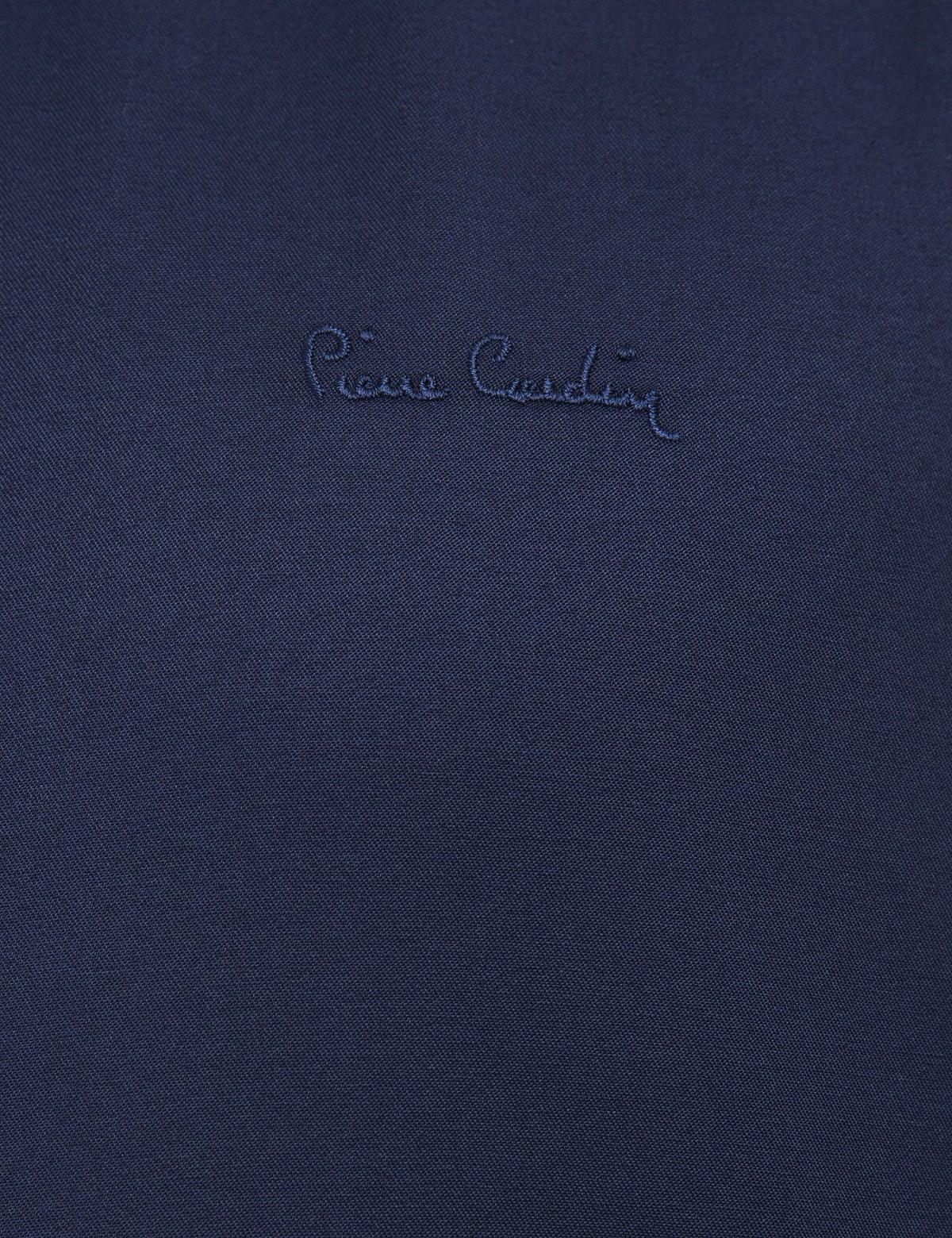 Lacivert Slim Fit Uzun Kollu Klasik Gömlek - 50207628037