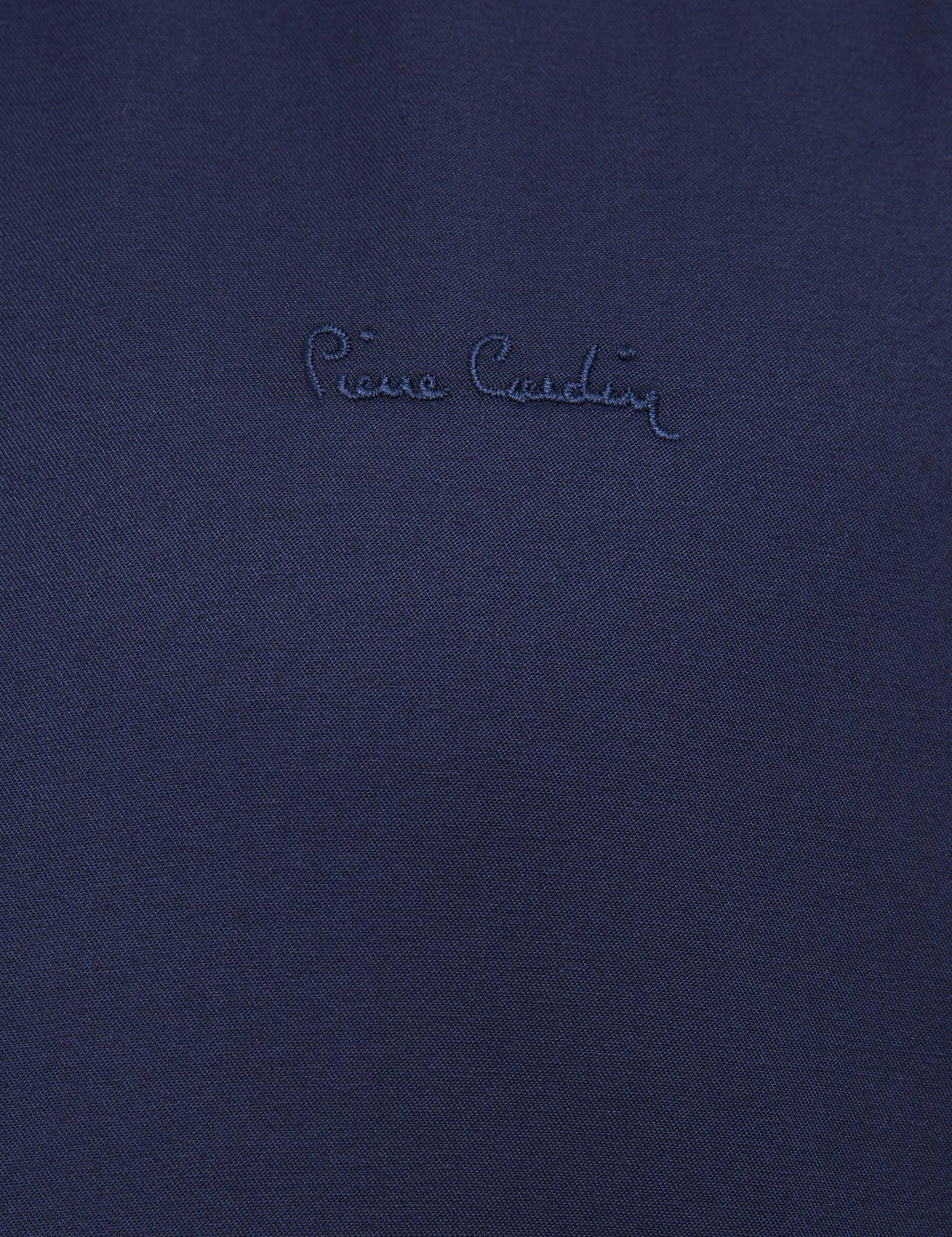 Lacivert Slim Fit Uzun Kollu Klasik Gömlek