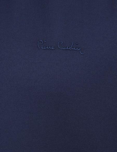 Lacivert Slim Fit Uzun Kollu Klasik Gömlek - 50207628037