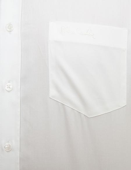 Beyaz Regular Fit Uzun Kollu Basic Gömlek - 50207634019