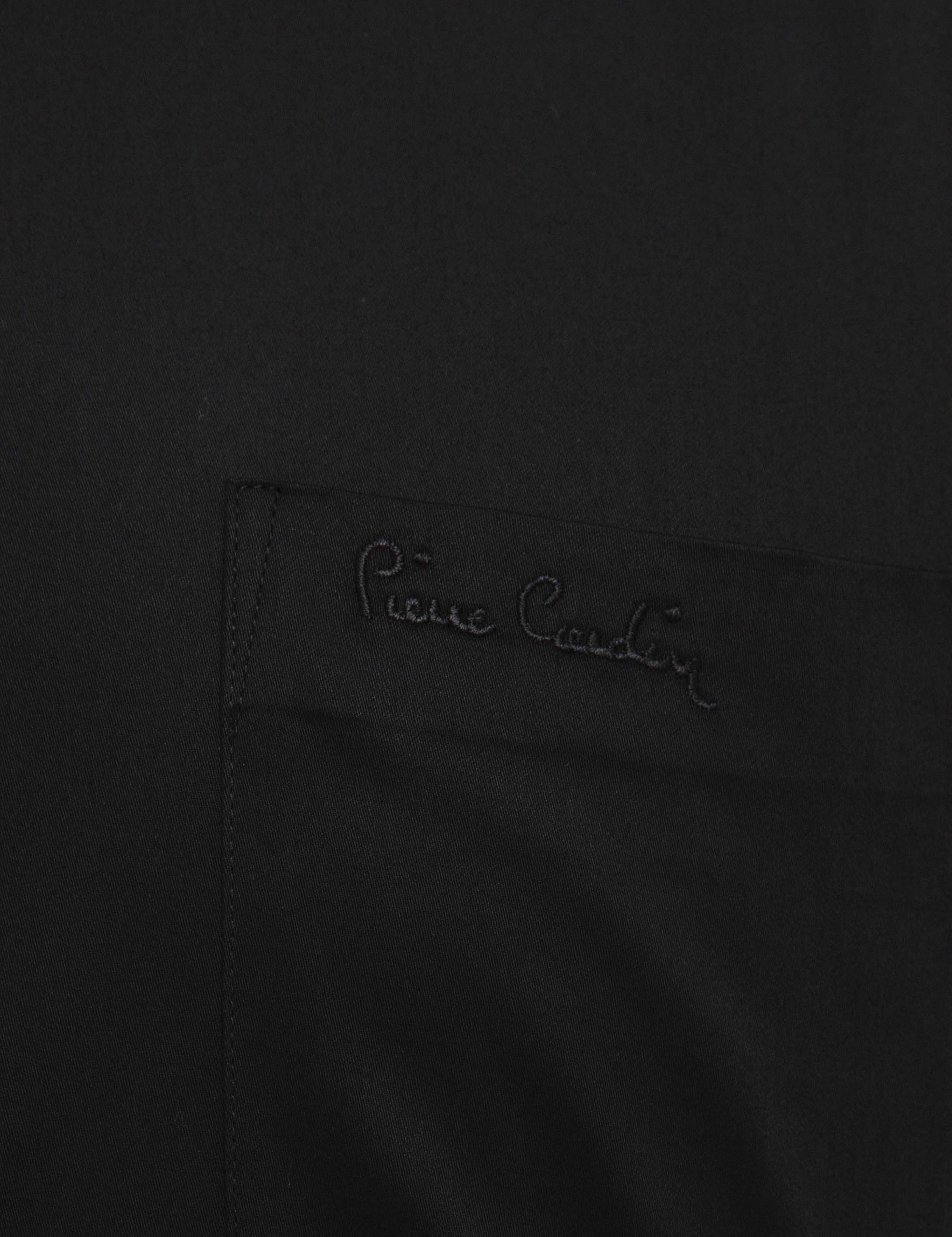 Siyah Regular Fit Uzun Kollu Klasik Gömlek