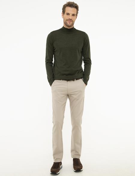 Yeşil Triko Kazak - 50206758036