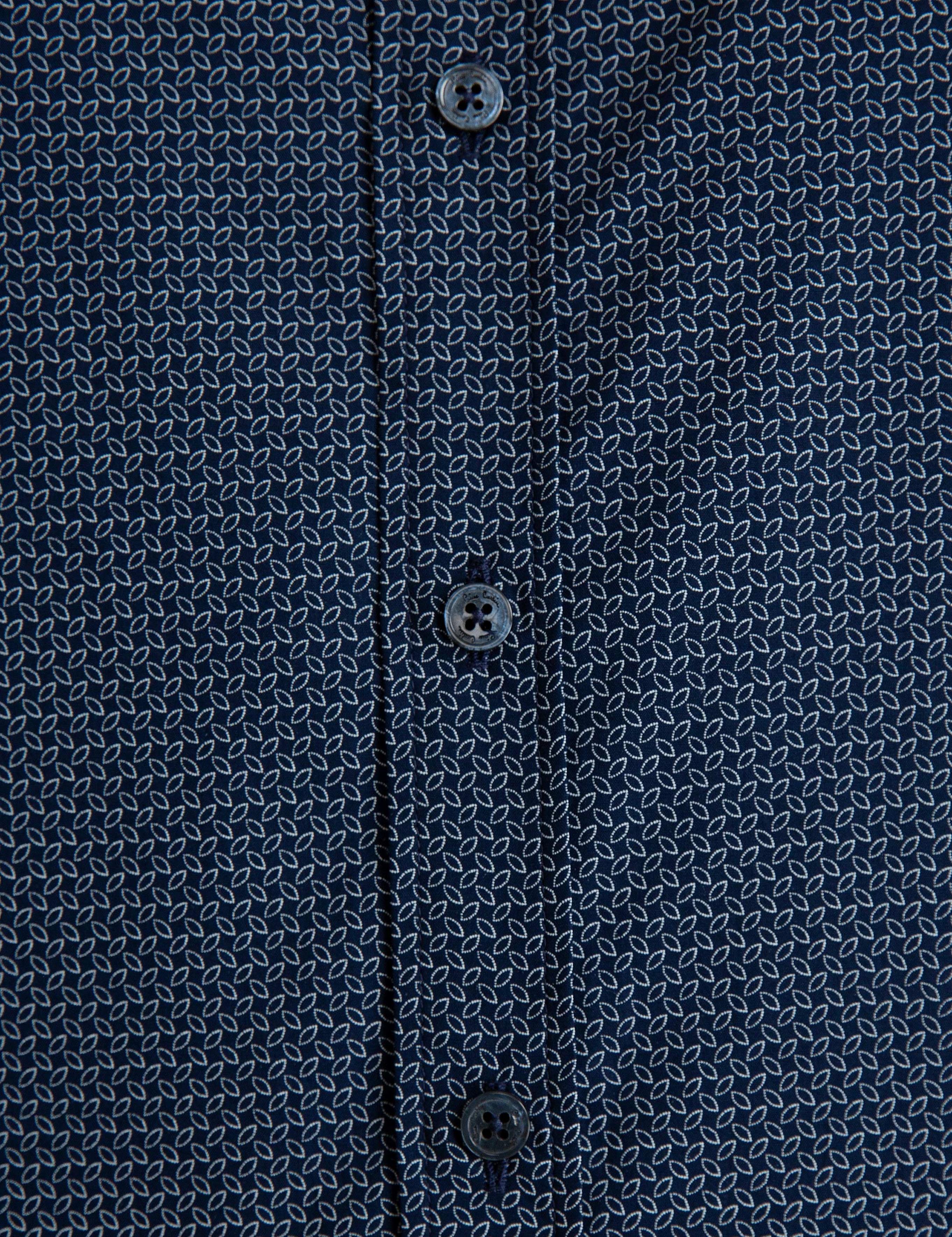 Lacivert Slim Fit Gömlek