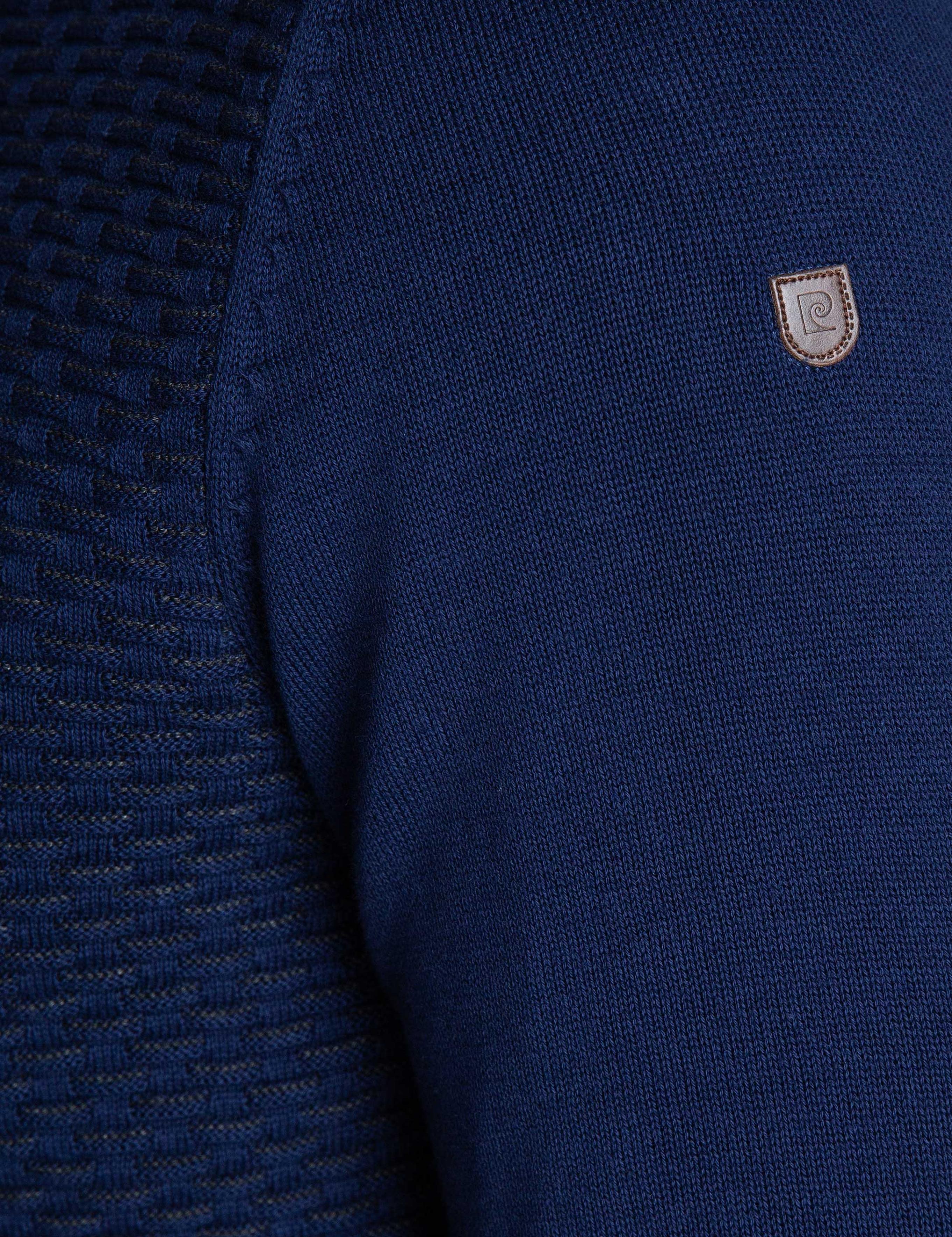 Lacivert Slim Fit Kazak